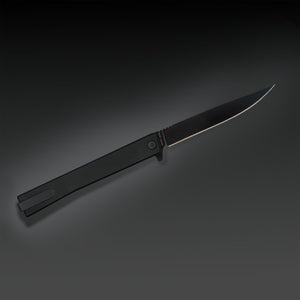 Solstice Black Titanium Drop Point - Tristar Edge