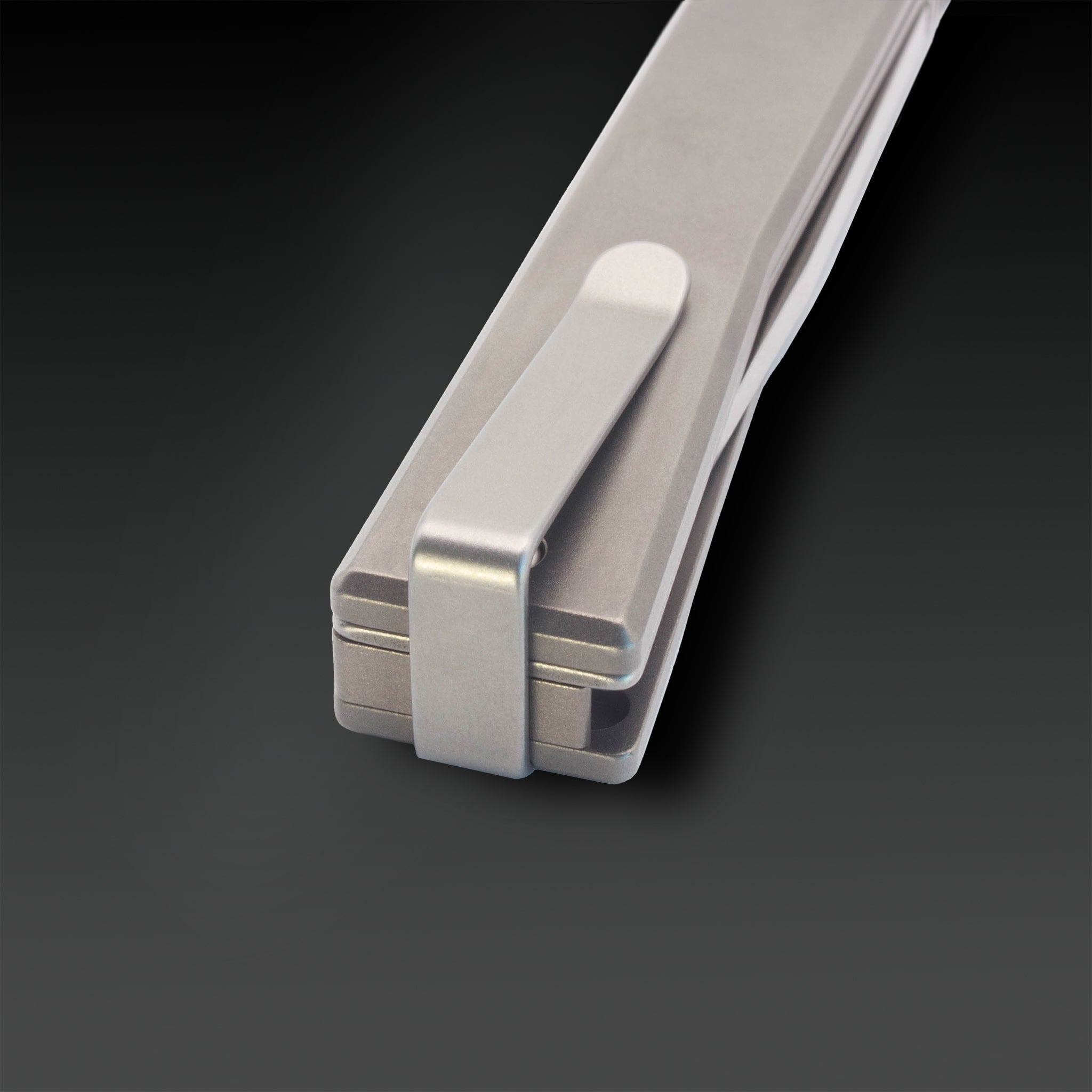 Solstice Satin Wharncliffe Titanium - Tristar Edge