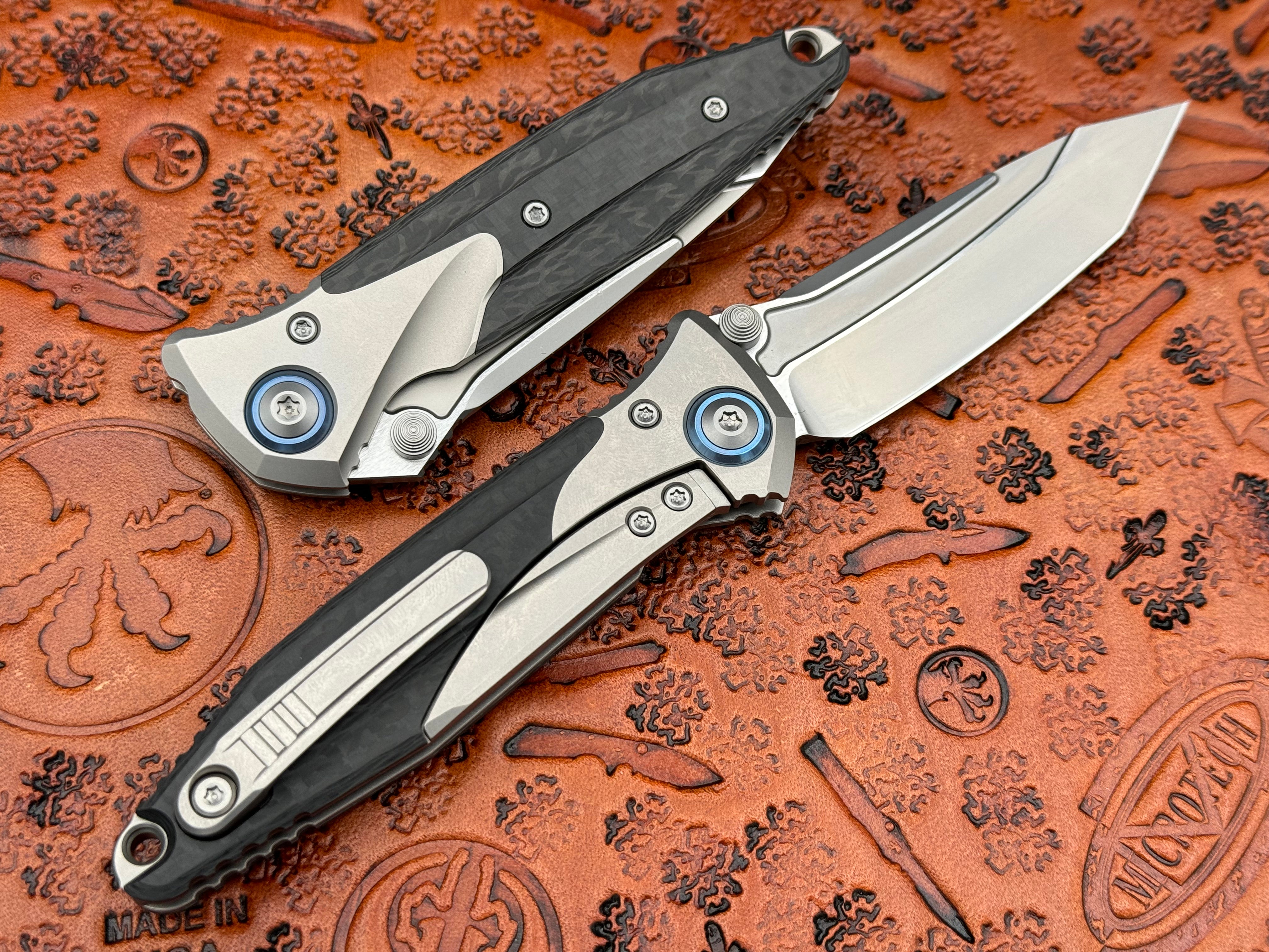 Microtech Socom Bravo Mini Tanto Titanium Handle Bead Blast Standard 261M-7 CFTI - Tristar Edge