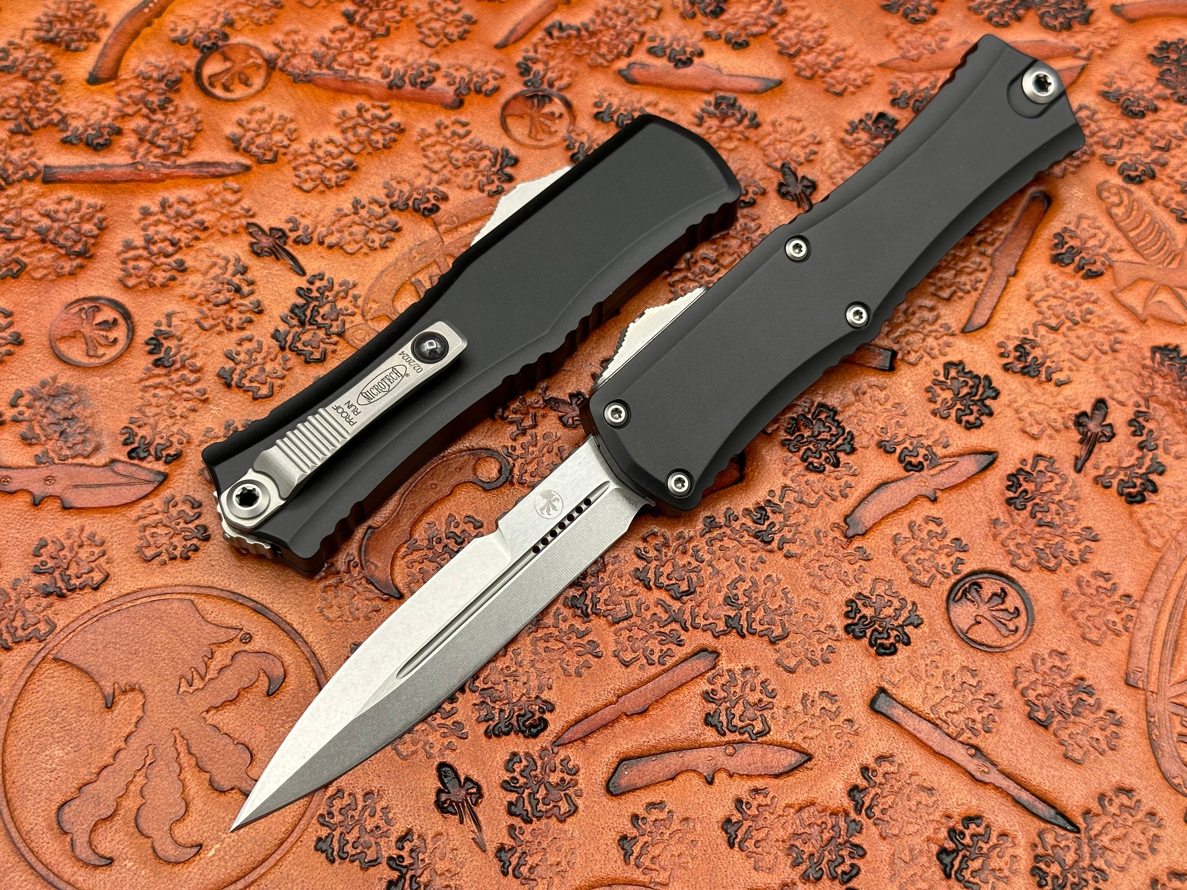 Microtech Mini Hera Stonewash Bayonet Proof Run 1701M-10PR - Tristar Edge