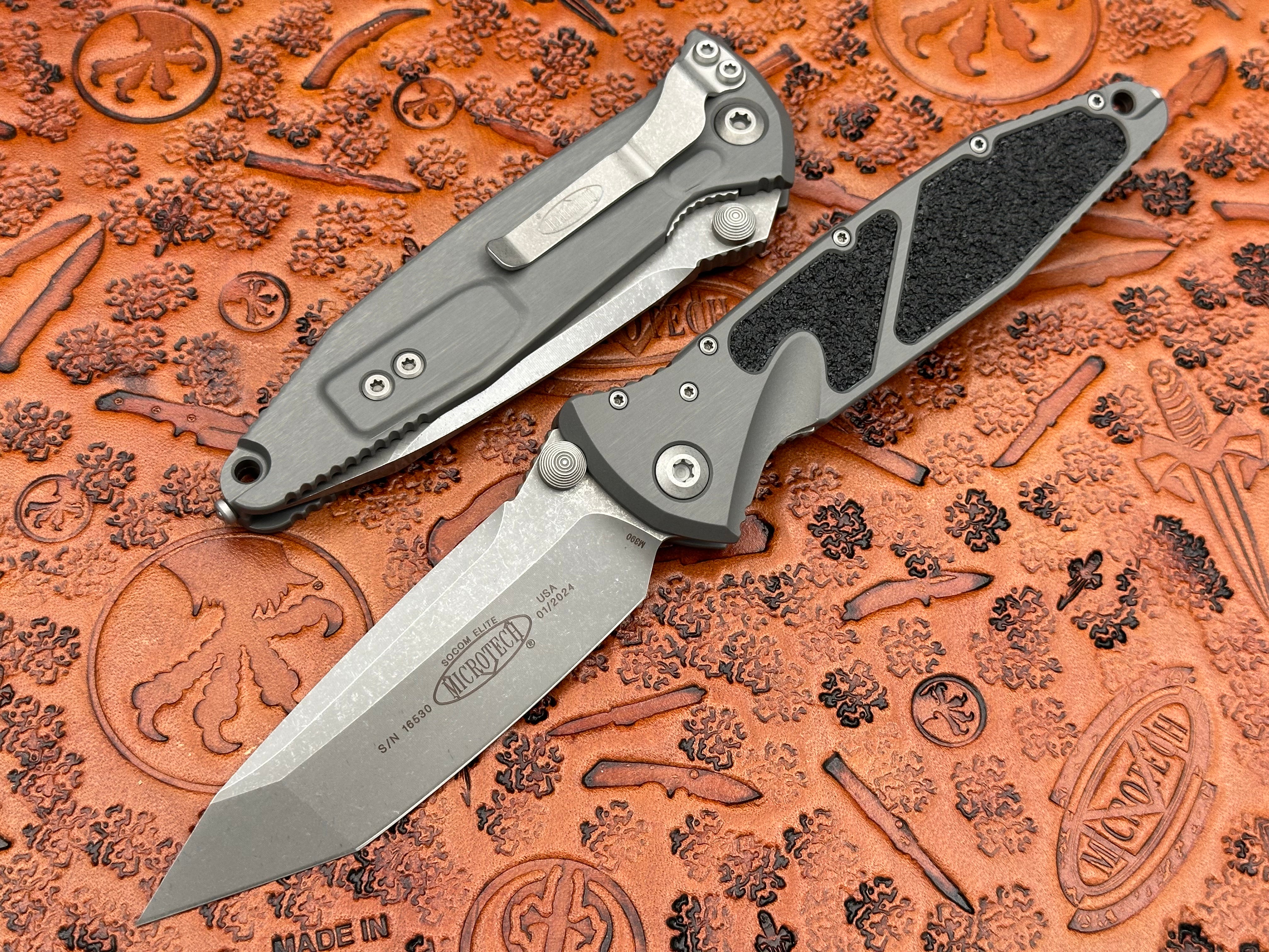 Microtech Socom Elite Tanto Natural Clear Apocalyptic Standard 161-10 APNC - Tristar Edge