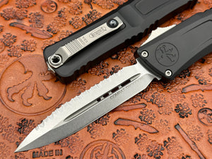 Combat Troodon Gen III Double Edge Full Serrated Stonewash 1142-12 - Tristar Edge