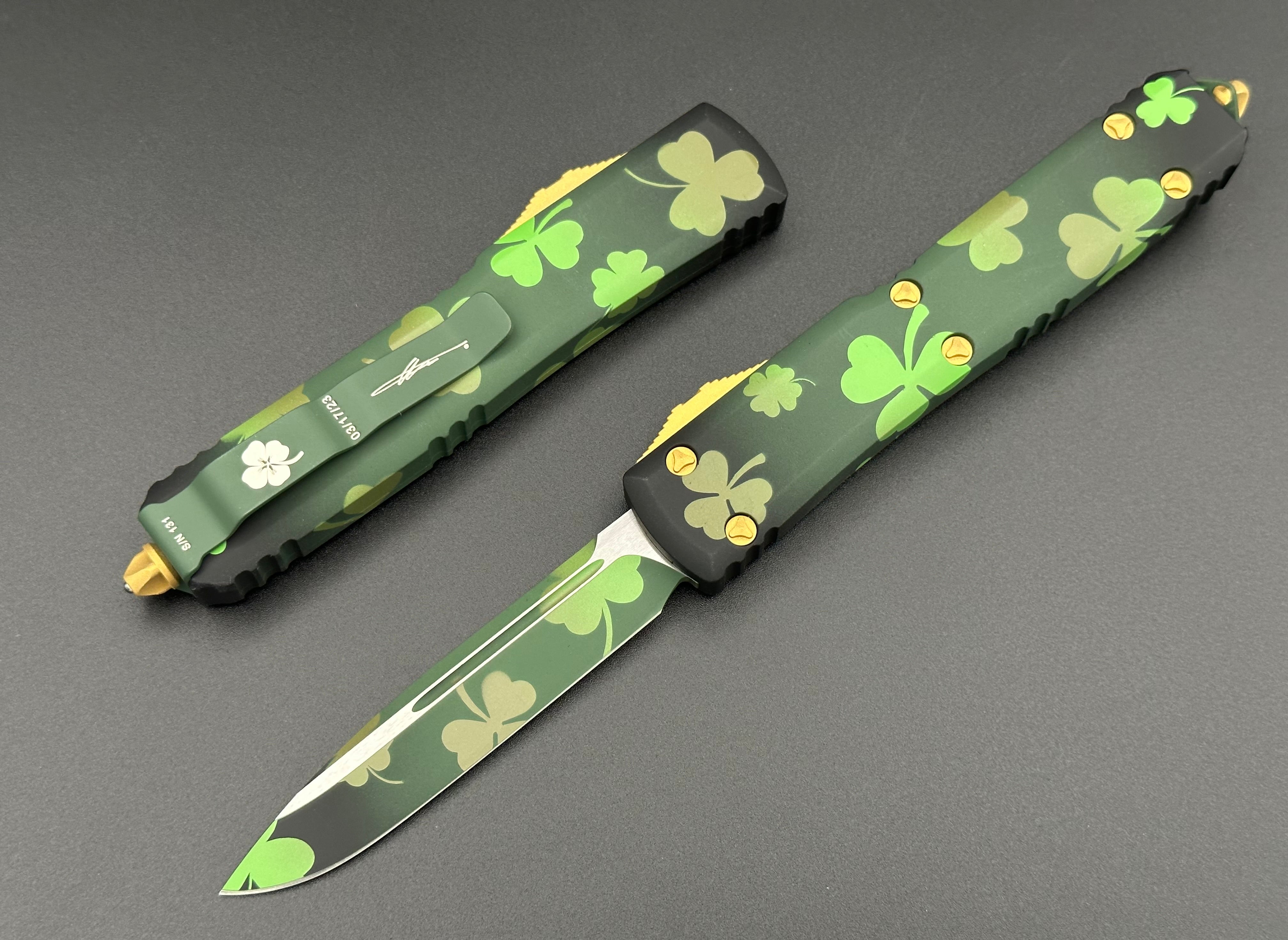 Ultratech S/E Signature Series SPD Green Standard Gold Hardware 121-1 SPDS - Tristar Edge