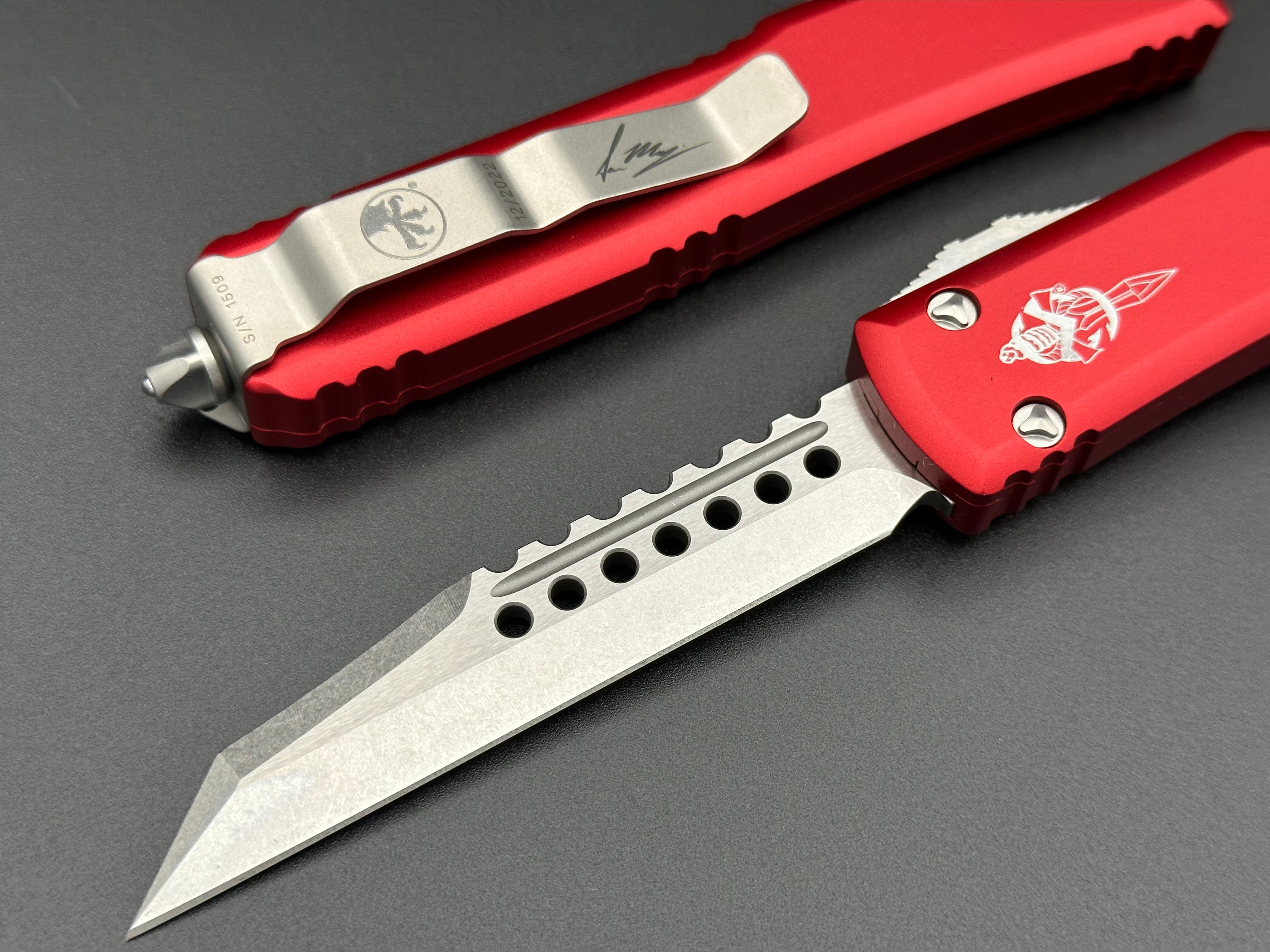 Ultratech Warhound Signature Series Red Stonewash Standard 119W-10 RDS - Tristar Edge