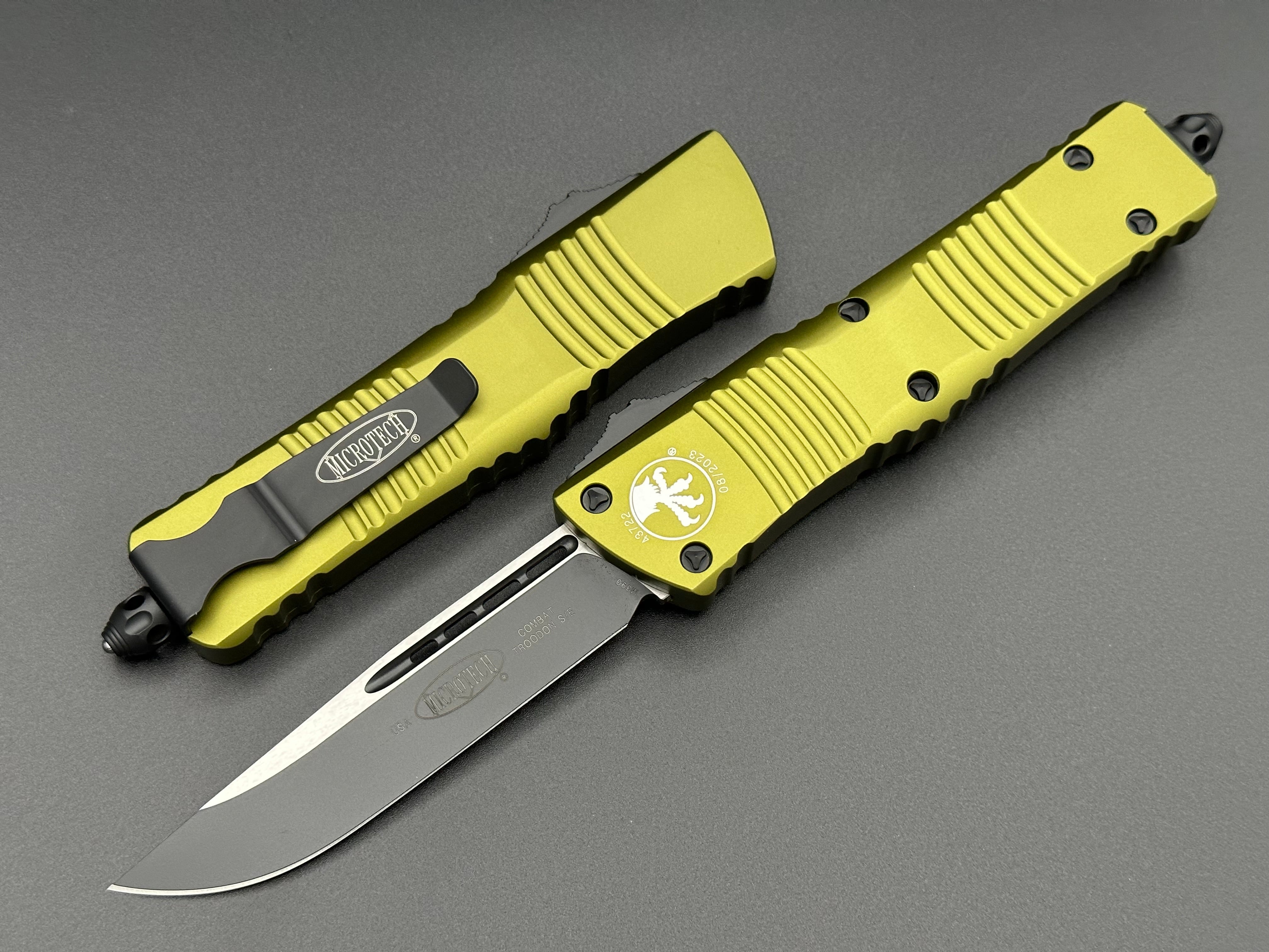Microtech Combat Troodon OD Green Standard 143-1 OD - Tristar Edge