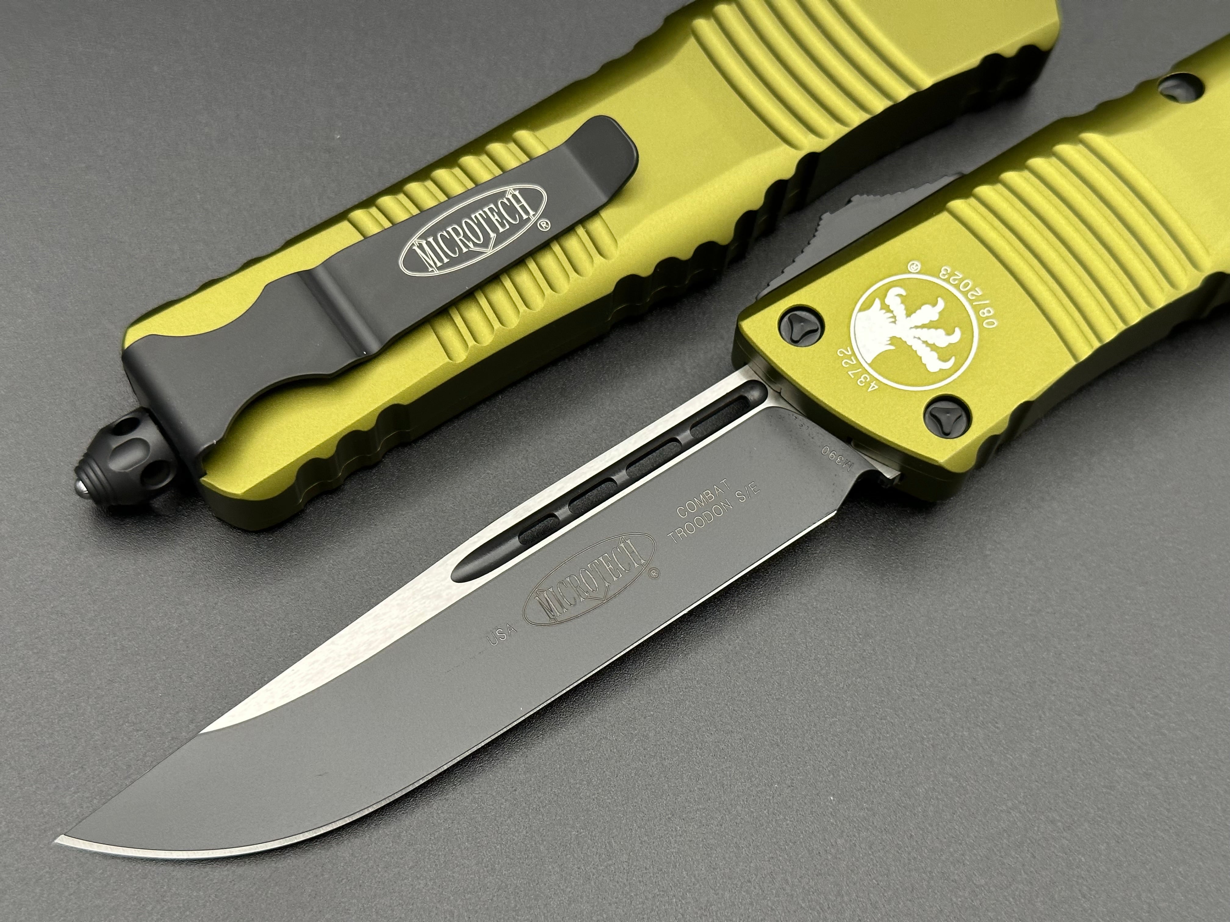 Microtech Combat Troodon OD Green Standard 143-1 OD - Tristar Edge