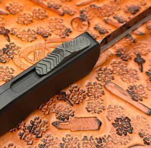 Marfione Custom Hera II DLC Diamond Wash Double Edge w/ Hefted Black Aircraft Alloy w/ DLC Two-Tone Hardware Prototype - Tristar Edge