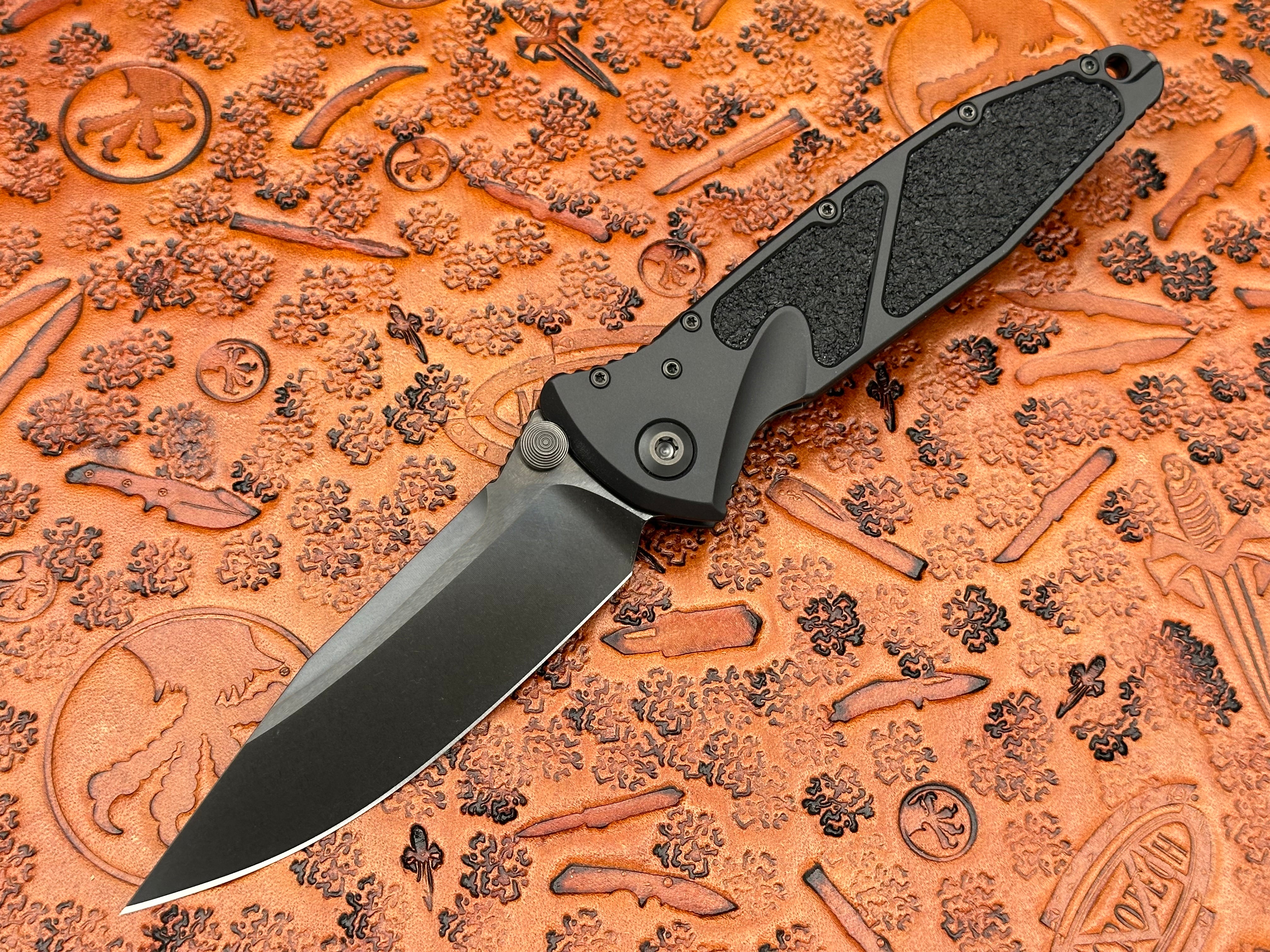 Microtech Knives Socom Elite Single Edge DLC Standard, DLC Hardware 160-1 DLCTSH - Tristar Edge