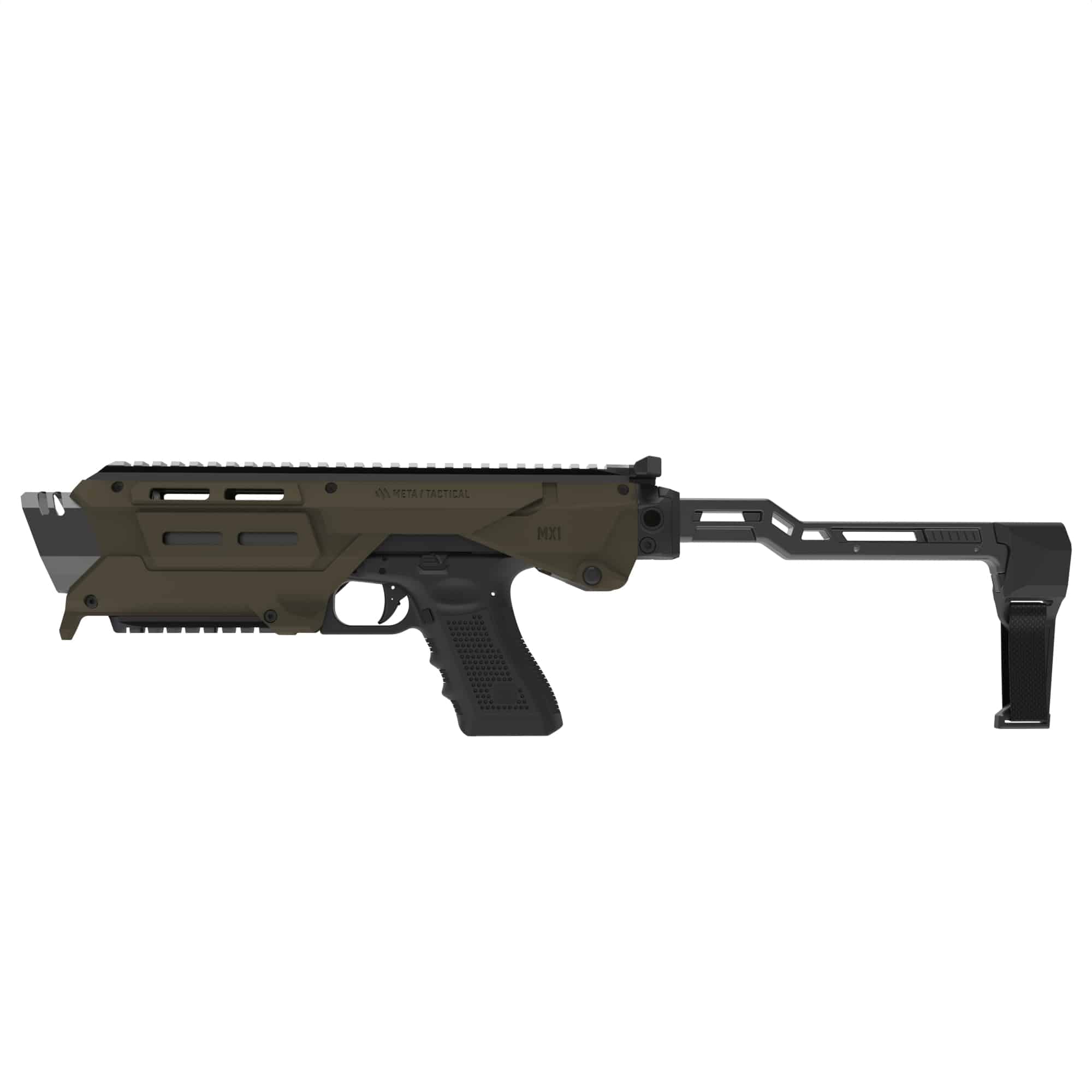 MX-1 Conversion Kit – All In One Chassis for Glock, P80, PSA Dagger & Ruger RXM - Tristar Edge