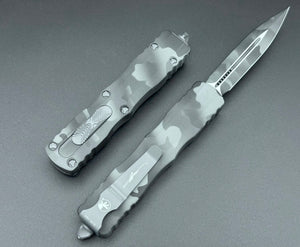Microtech Dirac D/E Signature Series Urban Camo Standard 225-1 UCS - Tristar Edge