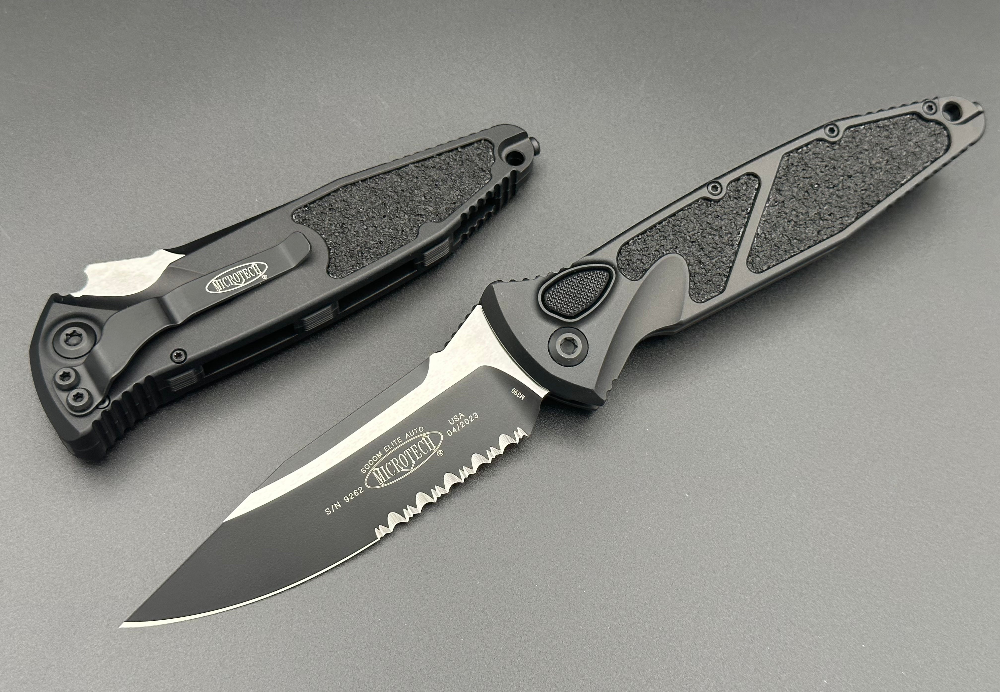 Socom Elite Auto S/E Tactical Part Serrated 160A-2 T - Tristar Edge