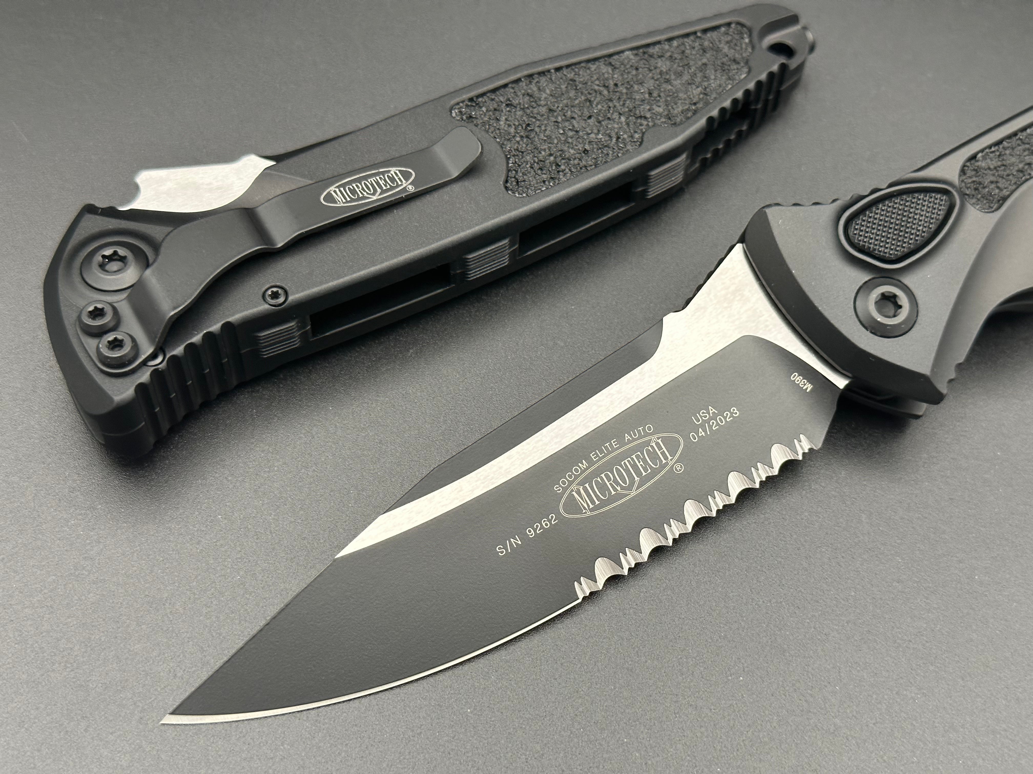 Socom Elite Auto S/E Tactical Part Serrated 160A-2 T - Tristar Edge