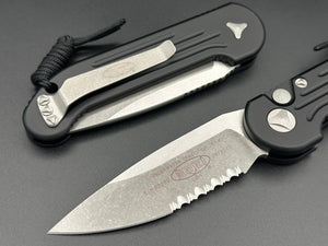 Microtech LUDT Apocalyptic Part Serrated 135-11 AP - Tristar Edge