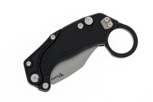 Reate EXO-K Gravity Karambit Black Stonewashed - Tristar Edge