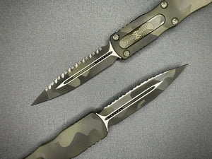 Dirac D/E Signature Series OD Green Camo Full Serrated 225-3 OCS - Tristar Edge