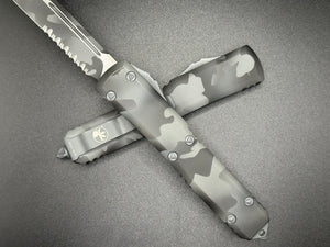 Ultratech S/E Urban Camo Partial Serrated 121-2 UCS - Tristar Edge