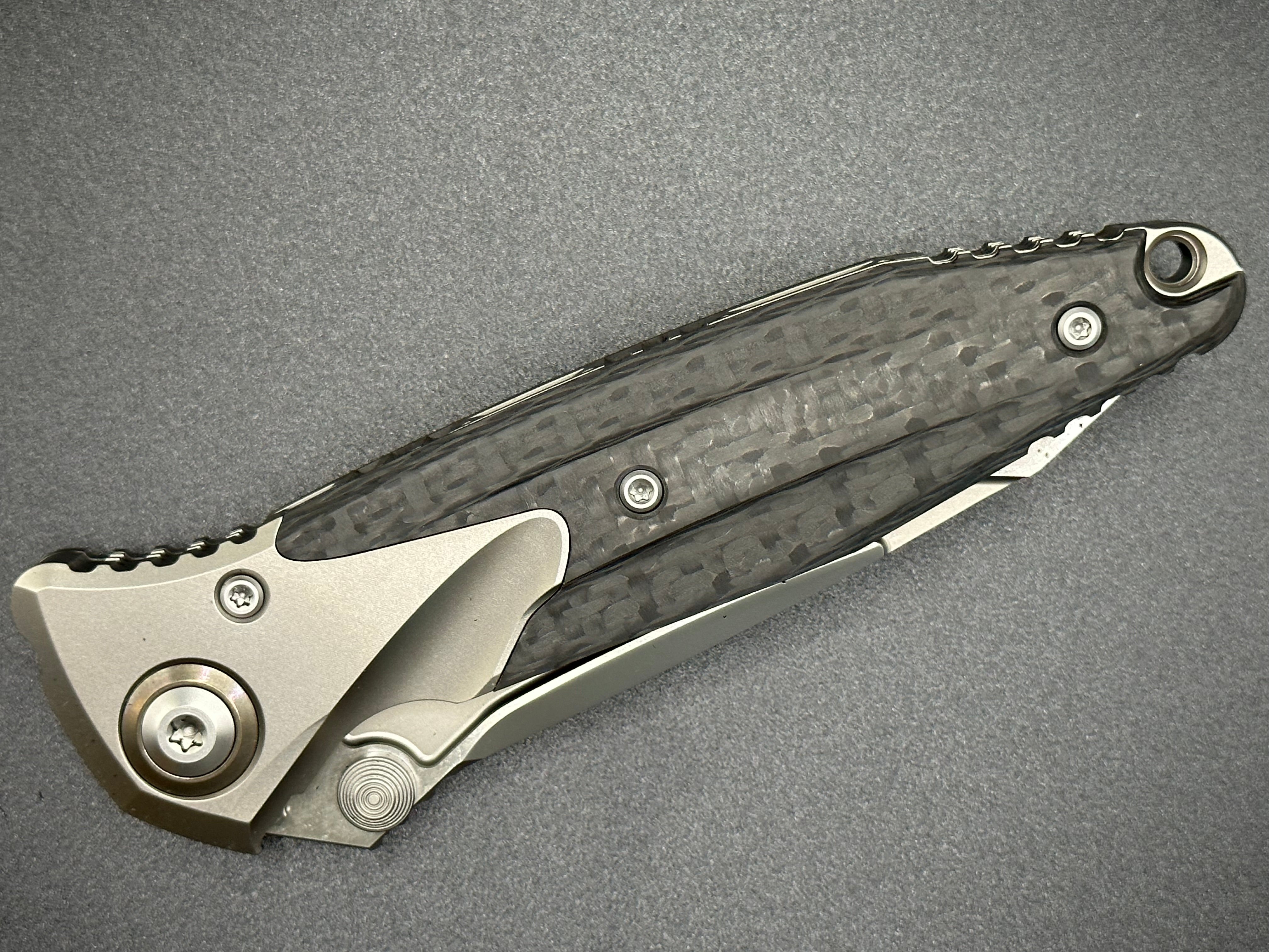 Socom Bravo T/E Partial Serrated Bead Blast Bronze Titanium Pivot Collar 261-8 CFTI - Tristar Edge