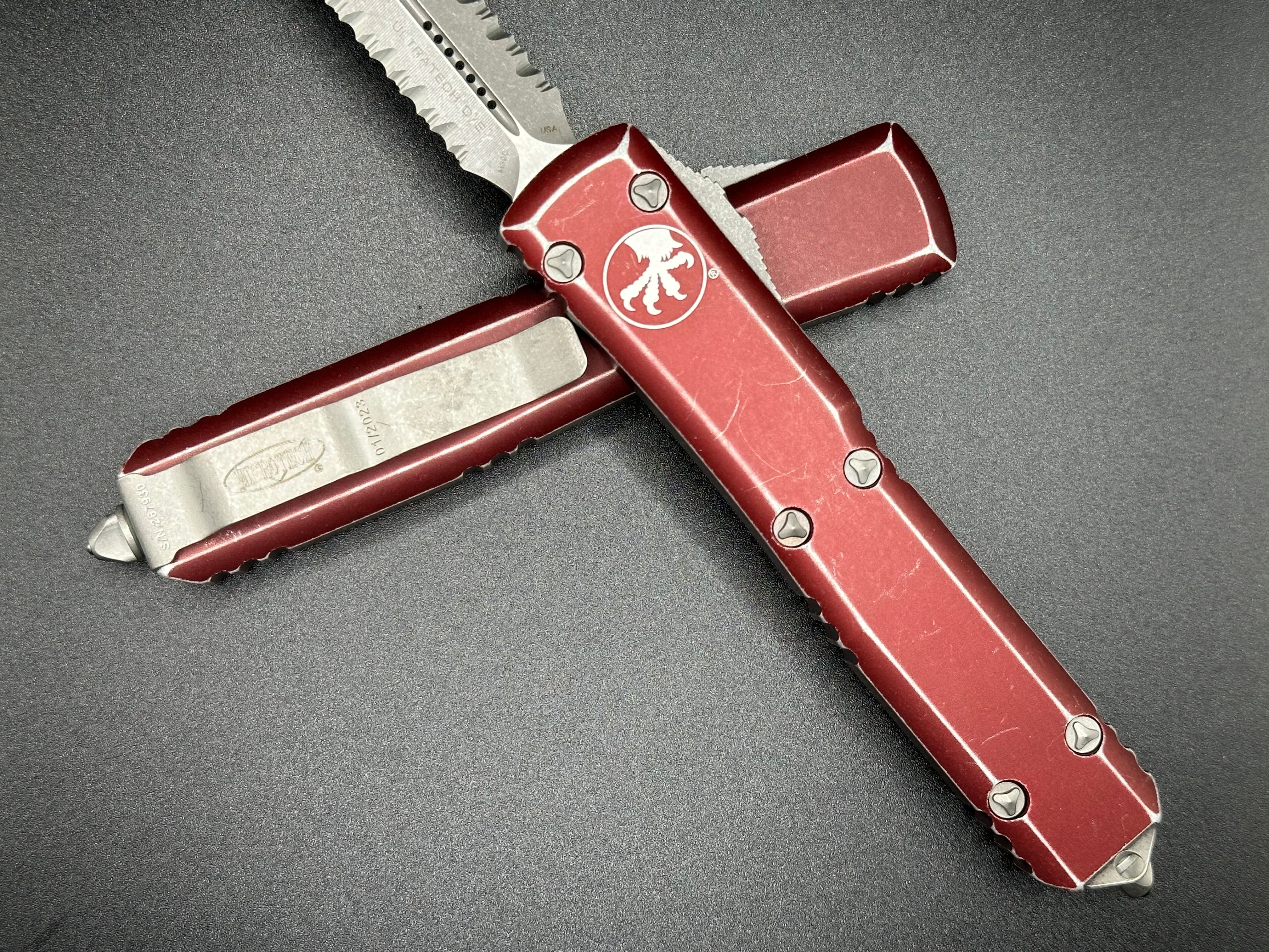 ULTRATECH D/E APOC DOUBLE FULL SERR DISTRESSED MERLOT 122-D12DMR - Tristar Edge