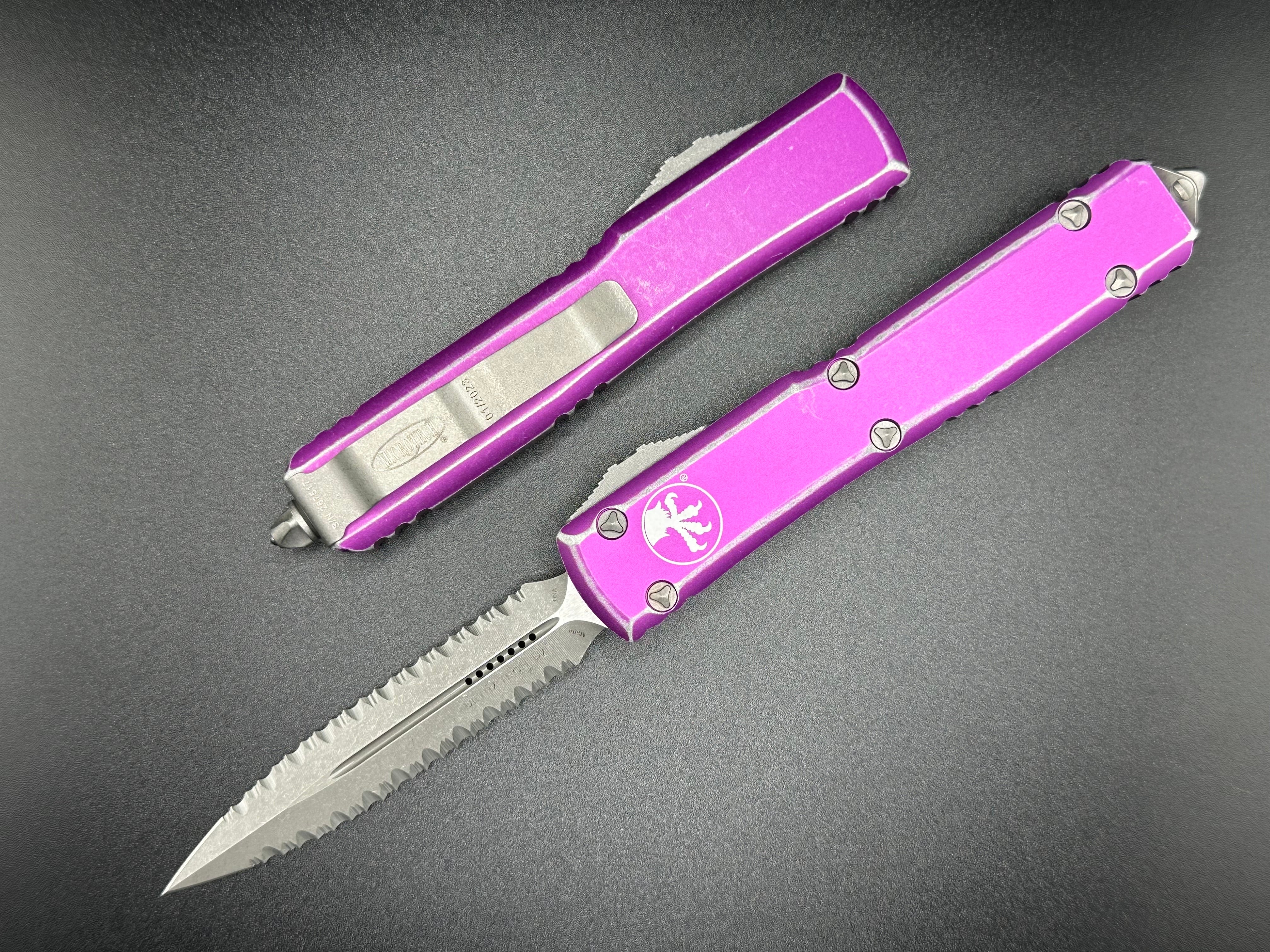 ULTRATECH D/E APOC DOUBLE FULL SERR DISTRESSED VIOLET 122-D12DVI - Tristar Edge