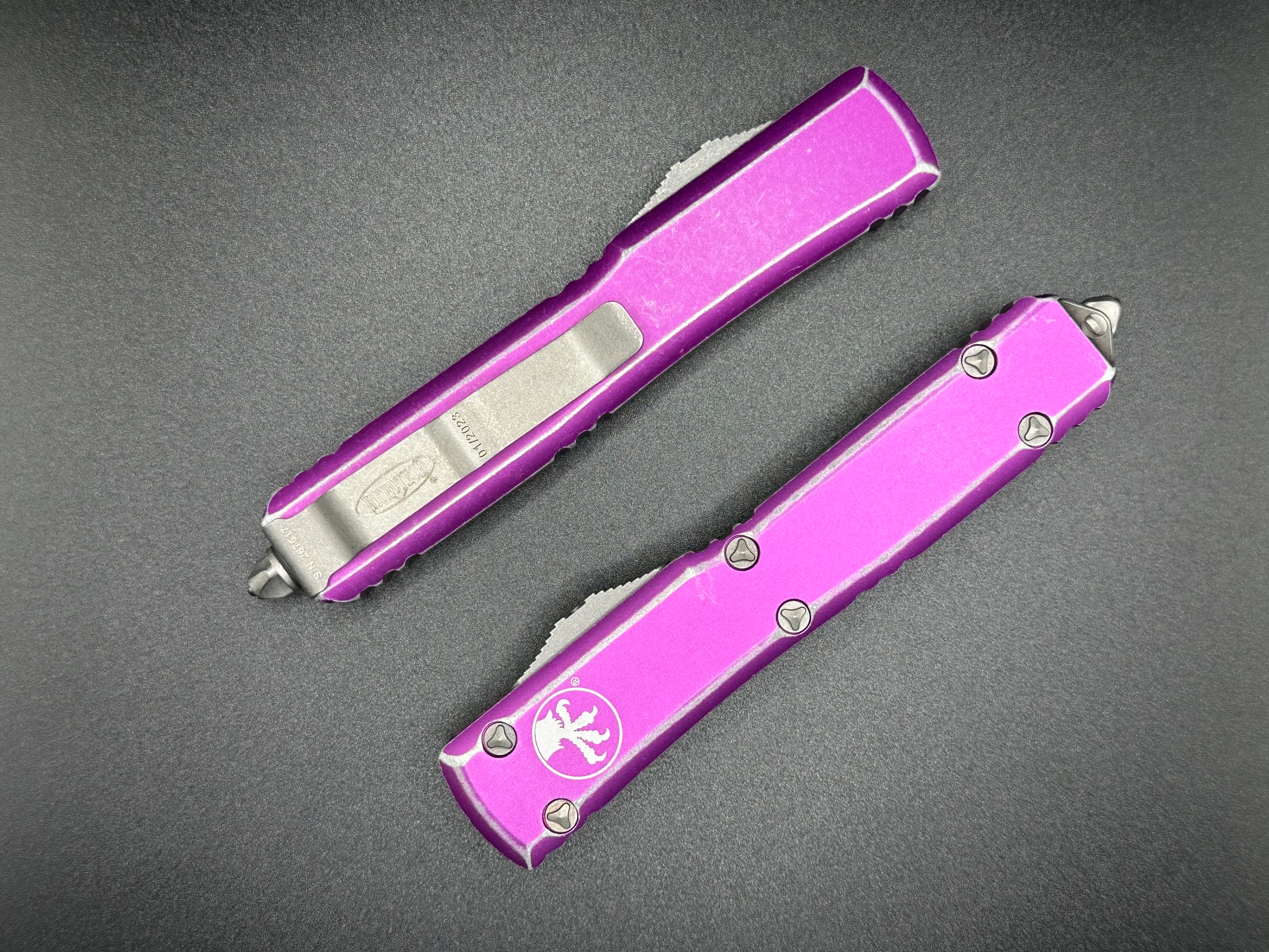 ULTRATECH D/E APOC DOUBLE FULL SERR DISTRESSED VIOLET 122-D12DVI - Tristar Edge