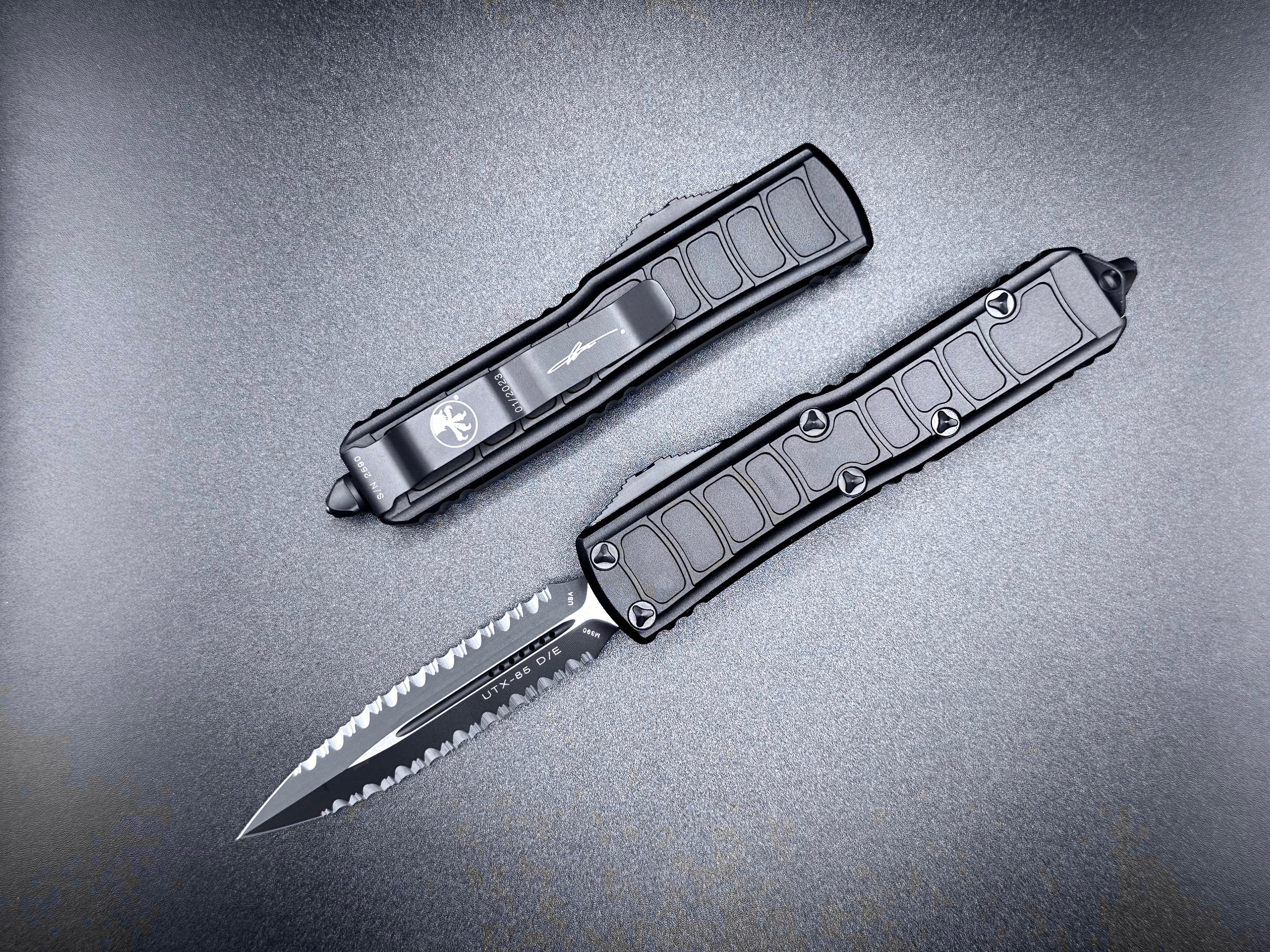 UTX 85 STEP SIDE DOUBLE FULL SERRATED 232II-D3TS - Tristar Edge