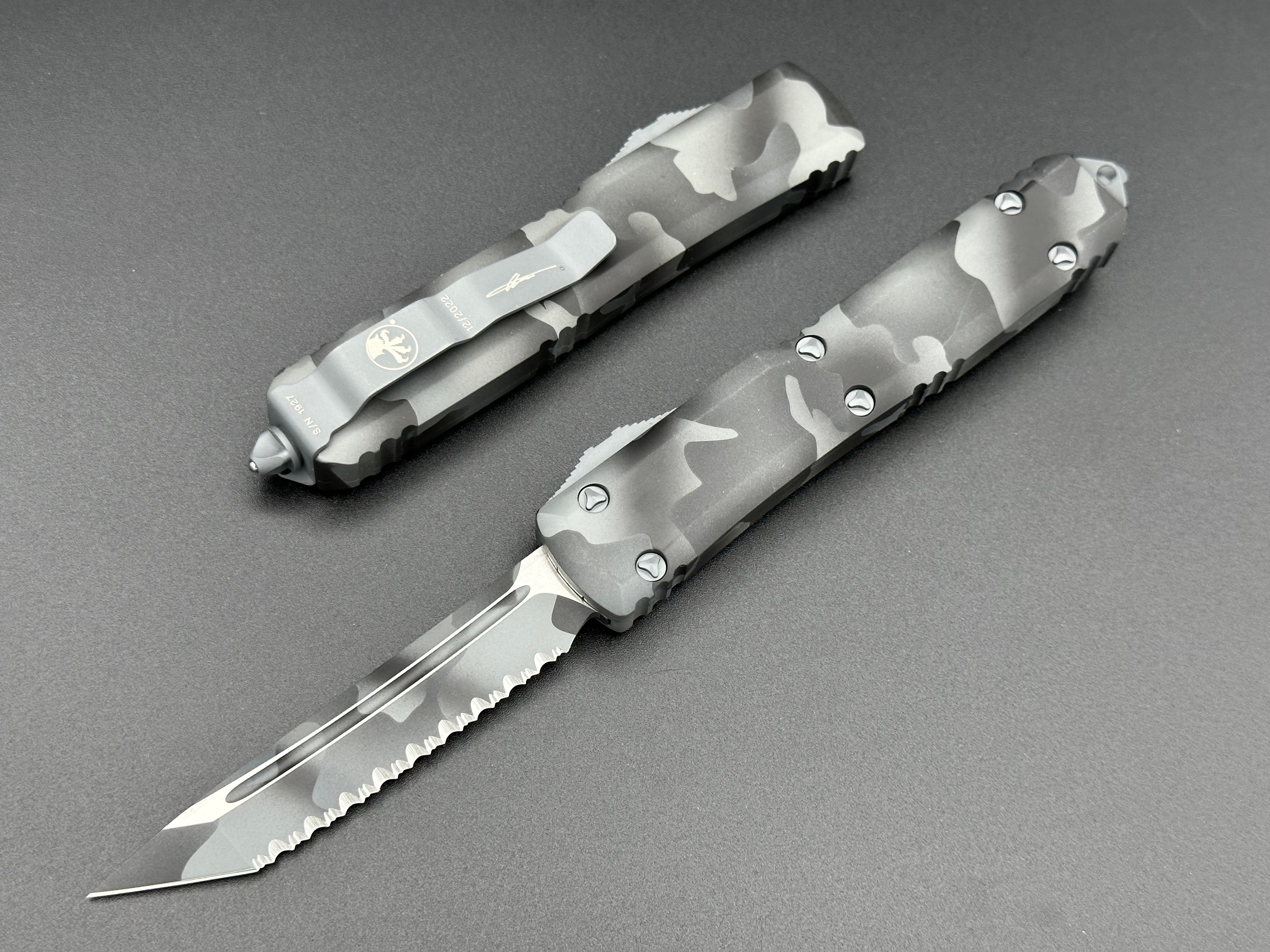 Ultratech T/E Signature Series Urban Camo Full Serrated 123-3 UCS - Tristar Edge