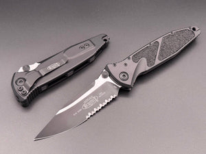 Socom Elite Manual Single Edge Partial Serrated Tactical 160-2T - Tristar Edge