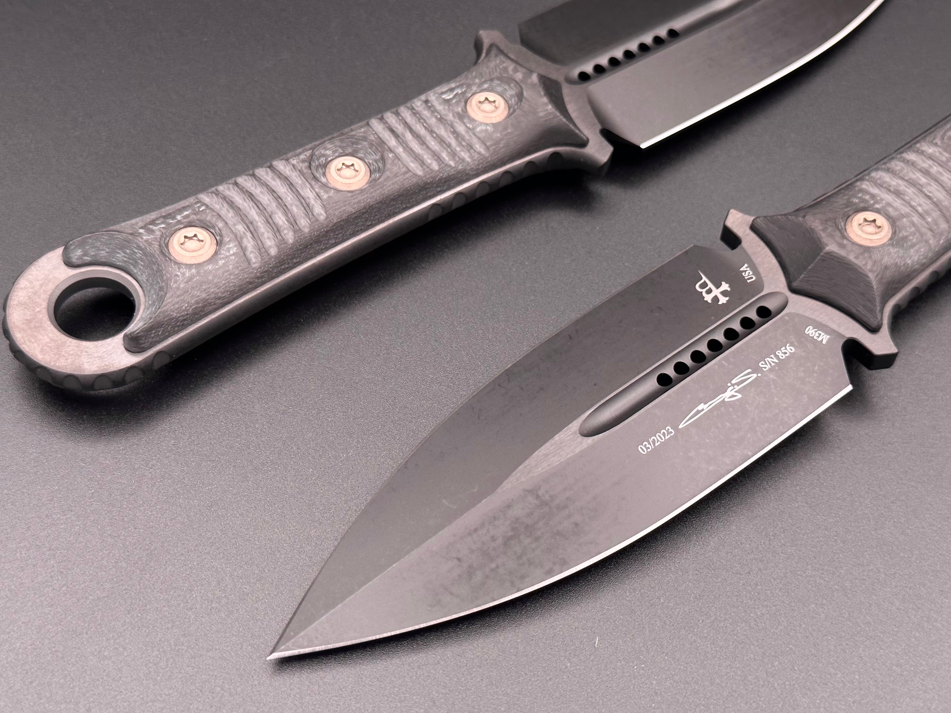 SBD D/E DLC Standard Carbon Fiber Handle 201-1DLCCFS - Tristar Edge