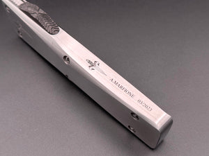 Marfione Custom Combat Troodon Double Edge Mirror Polish - Tristar Edge