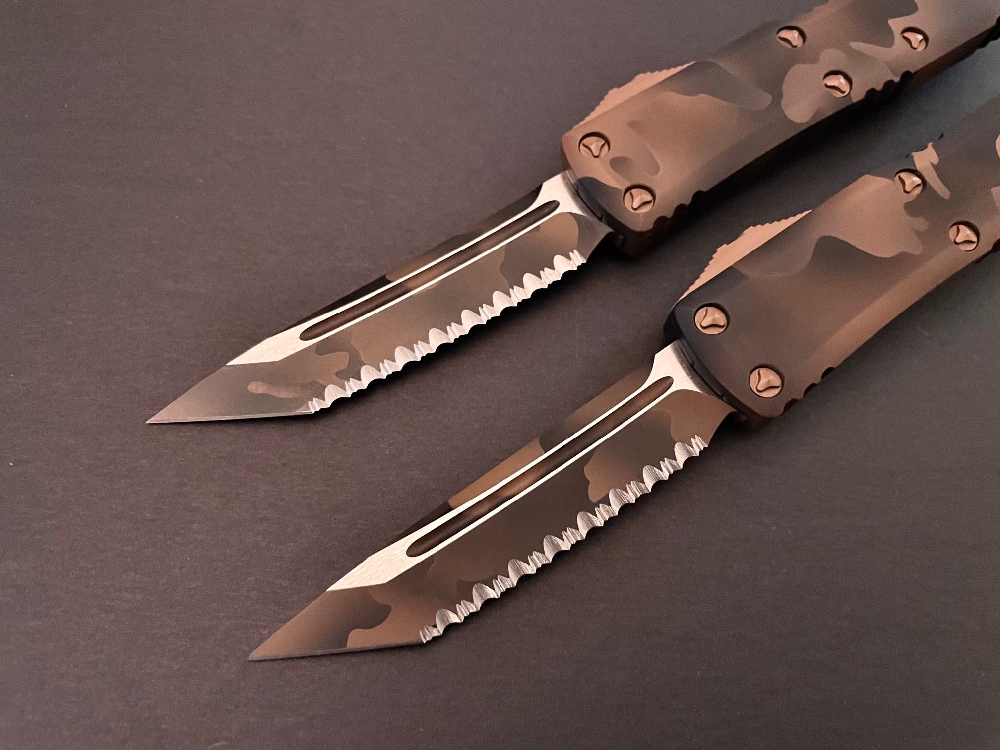 UTX-85 T/E Coyote Camo Full Serrated Signature Series 233-3 CCS - Tristar Edge