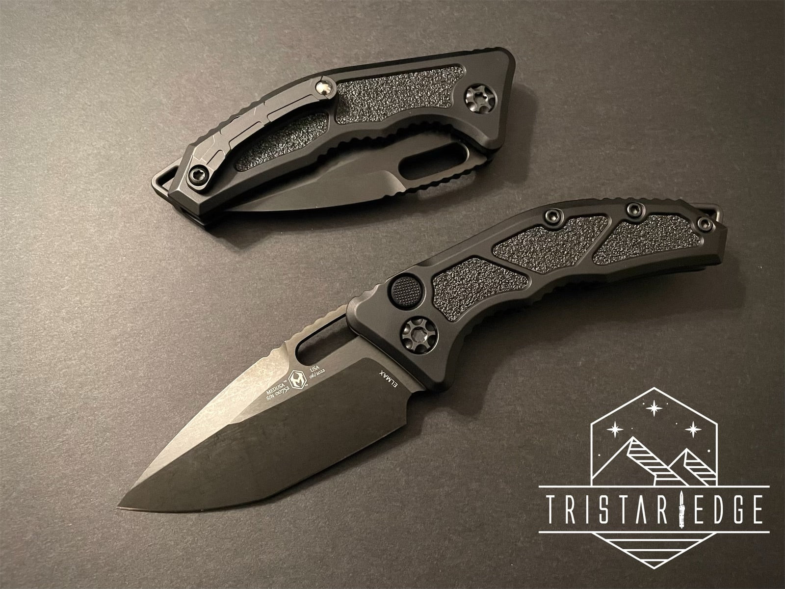 Medusa Auto Tanto DLC Tactical H011-6A-T - Tristar Edge