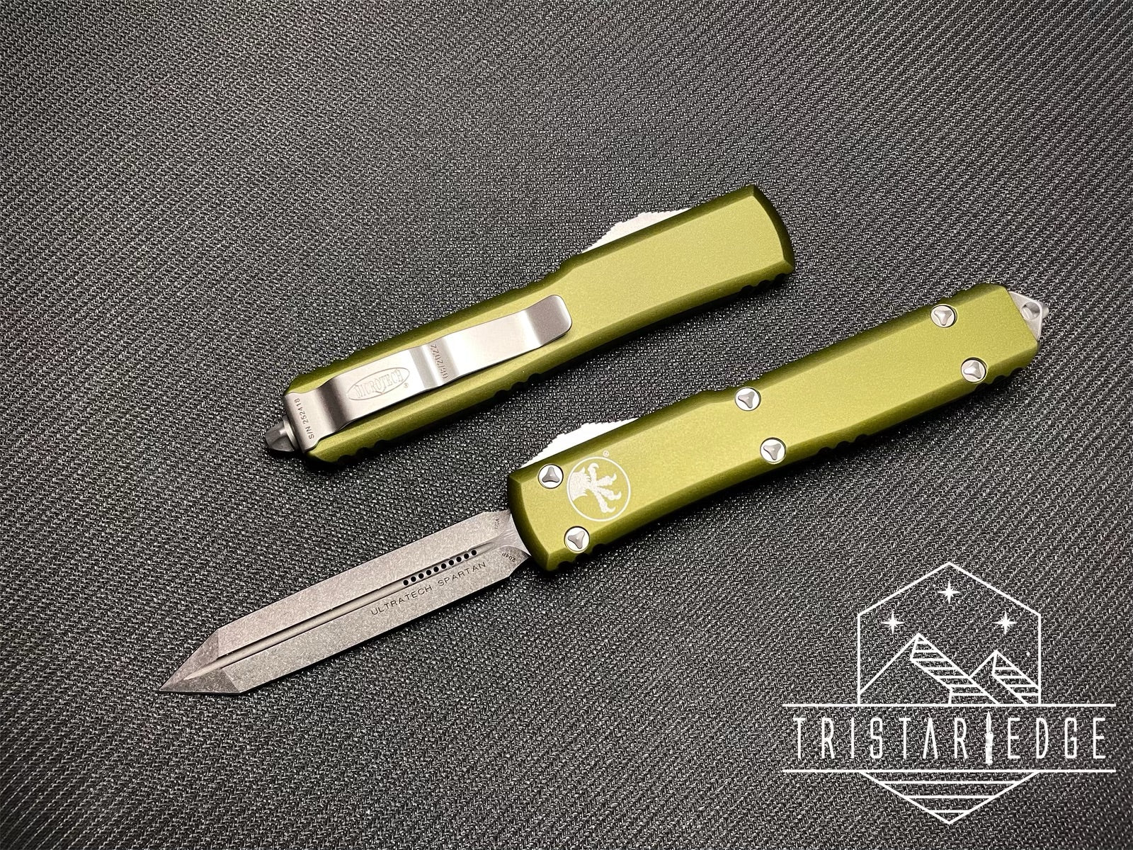 Ultratech Spartan OD Green Stonewash Standard 223-10 OD - Tristar Edge