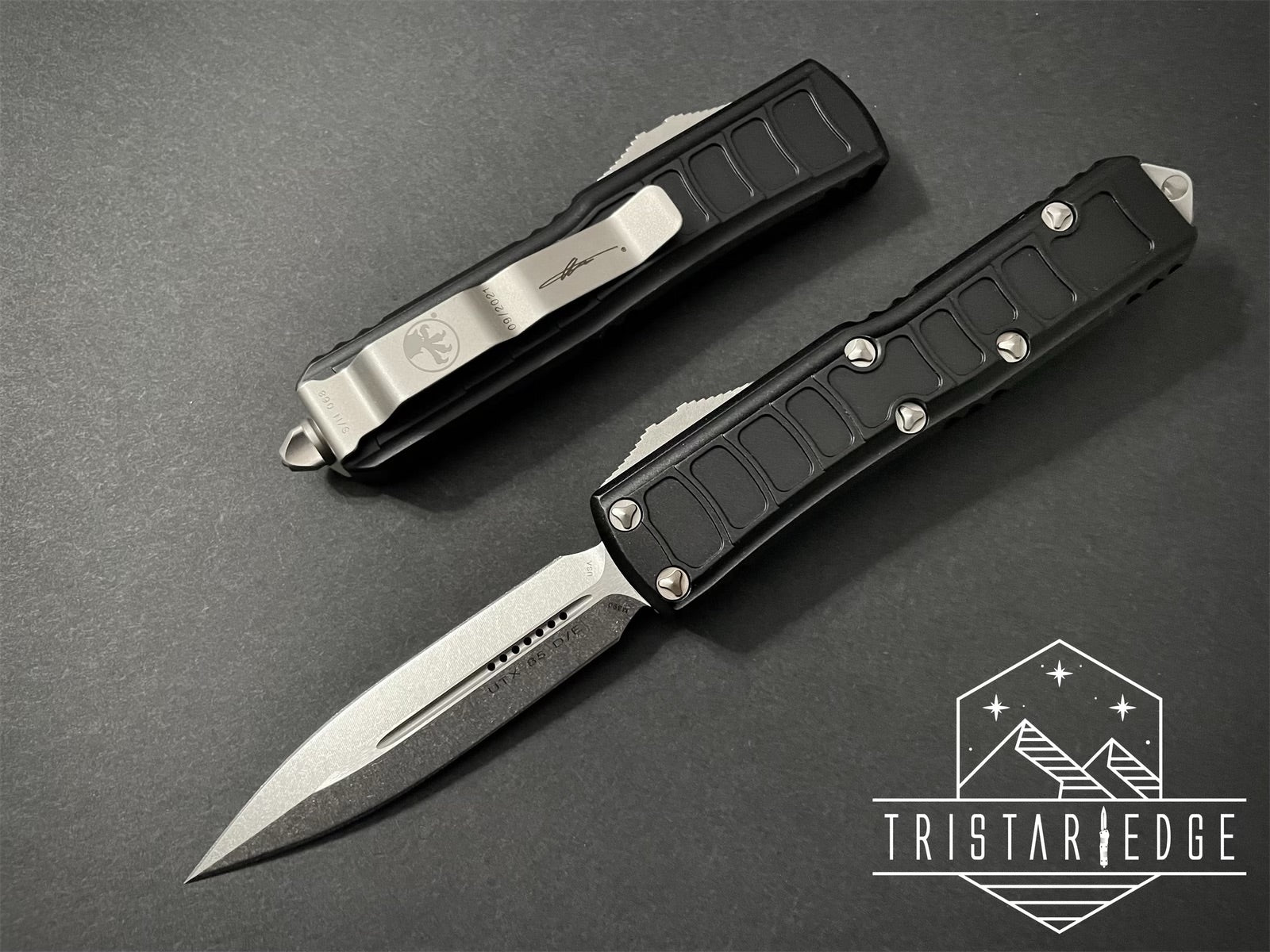 UTX-85 II D/E Signature Series Stonewash Standard 232II12S - Tristar Edge