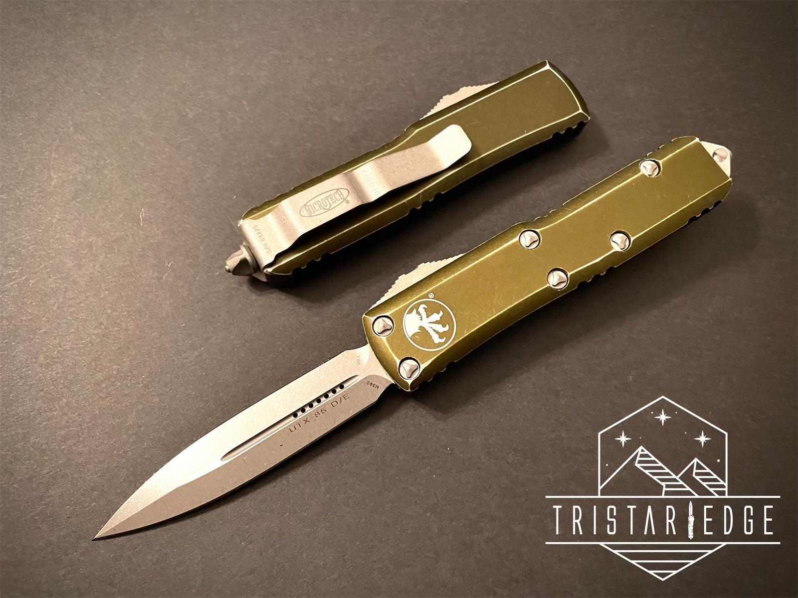 UTX-85 D/E Distressed OD Green 232-10DOD - Tristar Edge