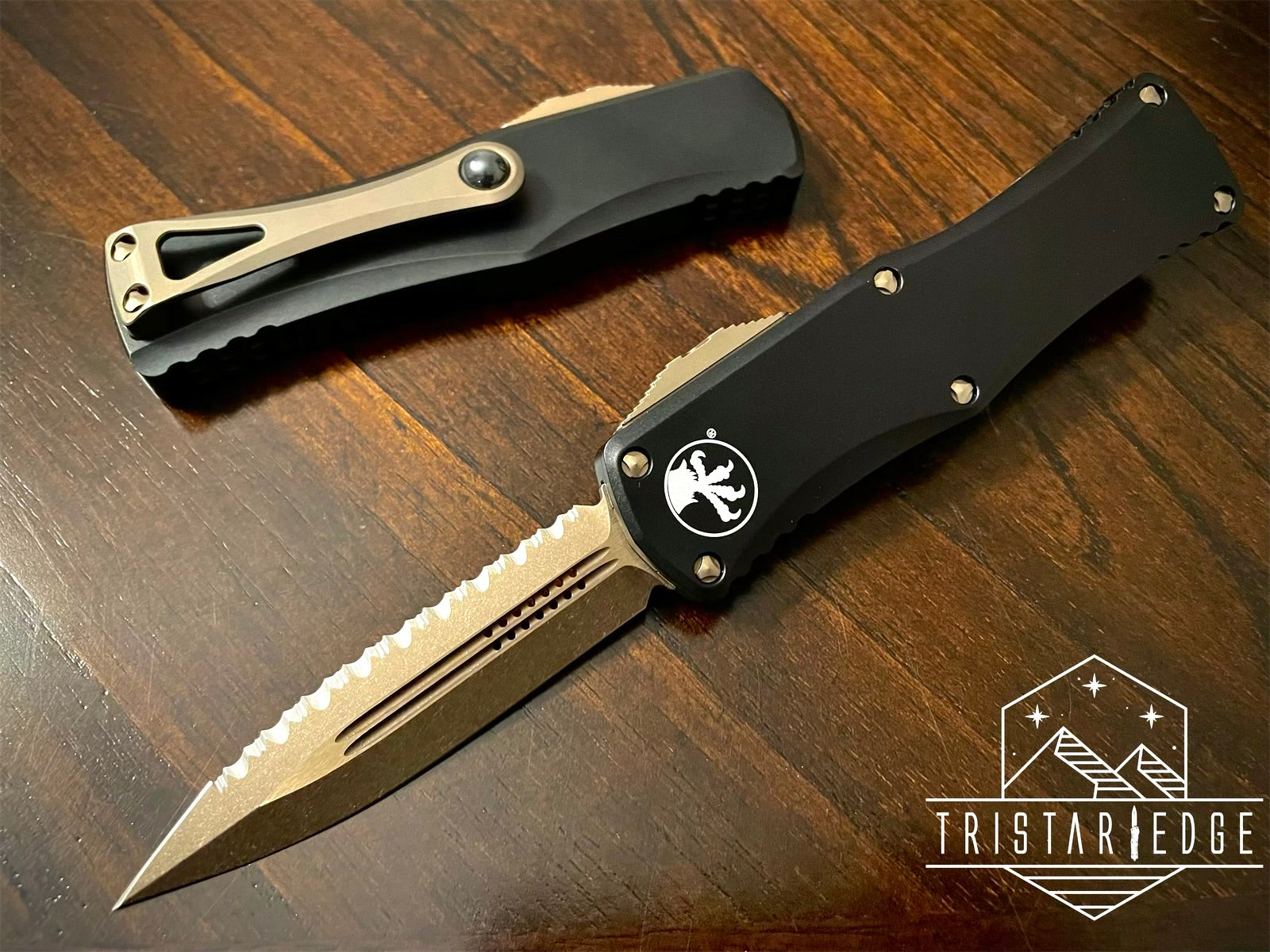 Hera D/E Bronzed Full Serrated 702-15 - Tristar Edge