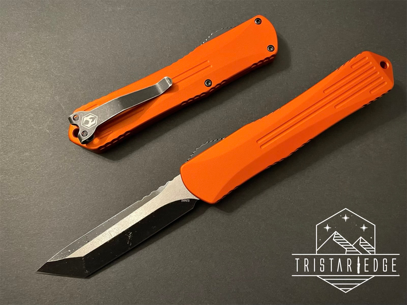 Manticore X Tanto Battleworn Black Orange - Tristar Edge