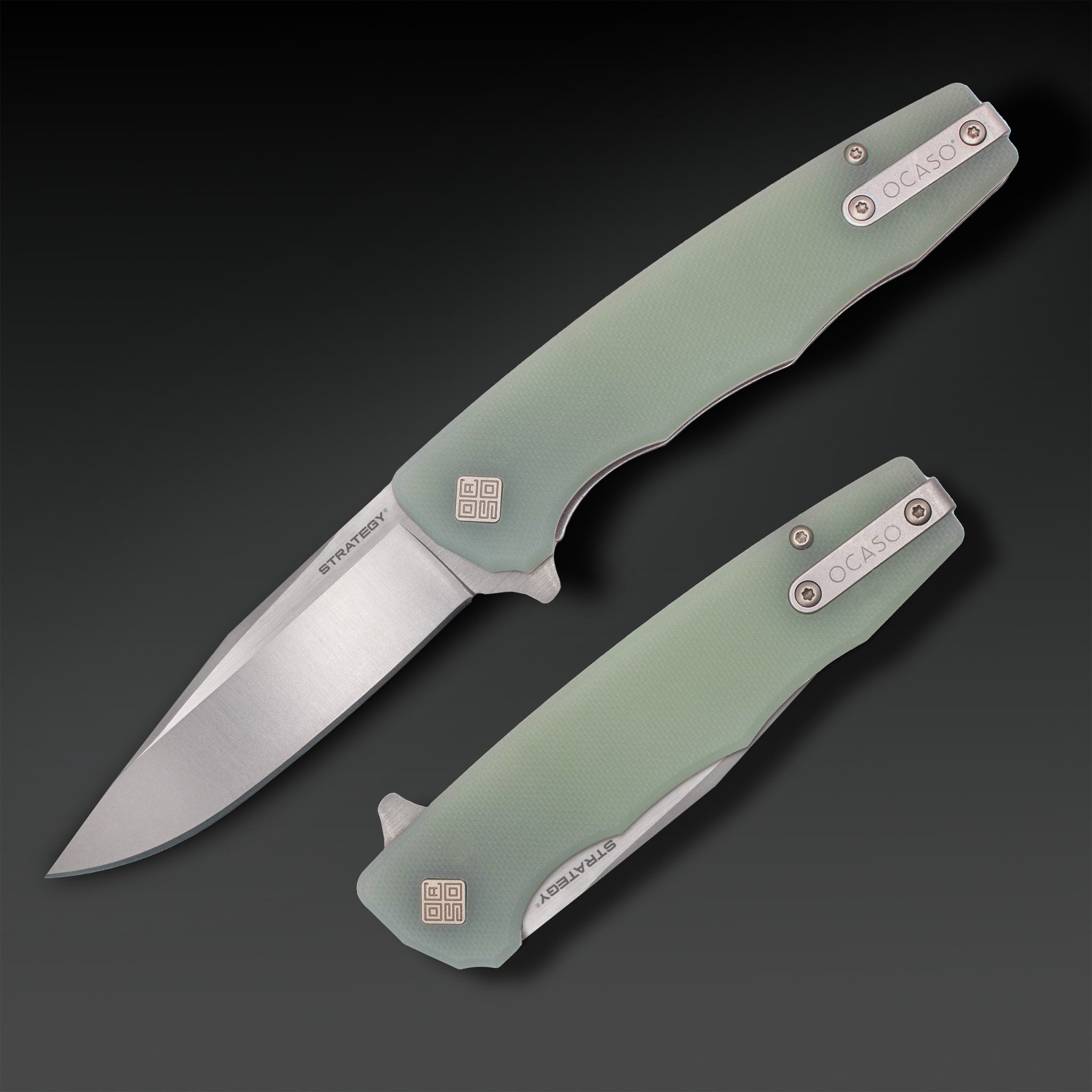 Strategy Jade G-10 Stain Blade - Tristar Edge