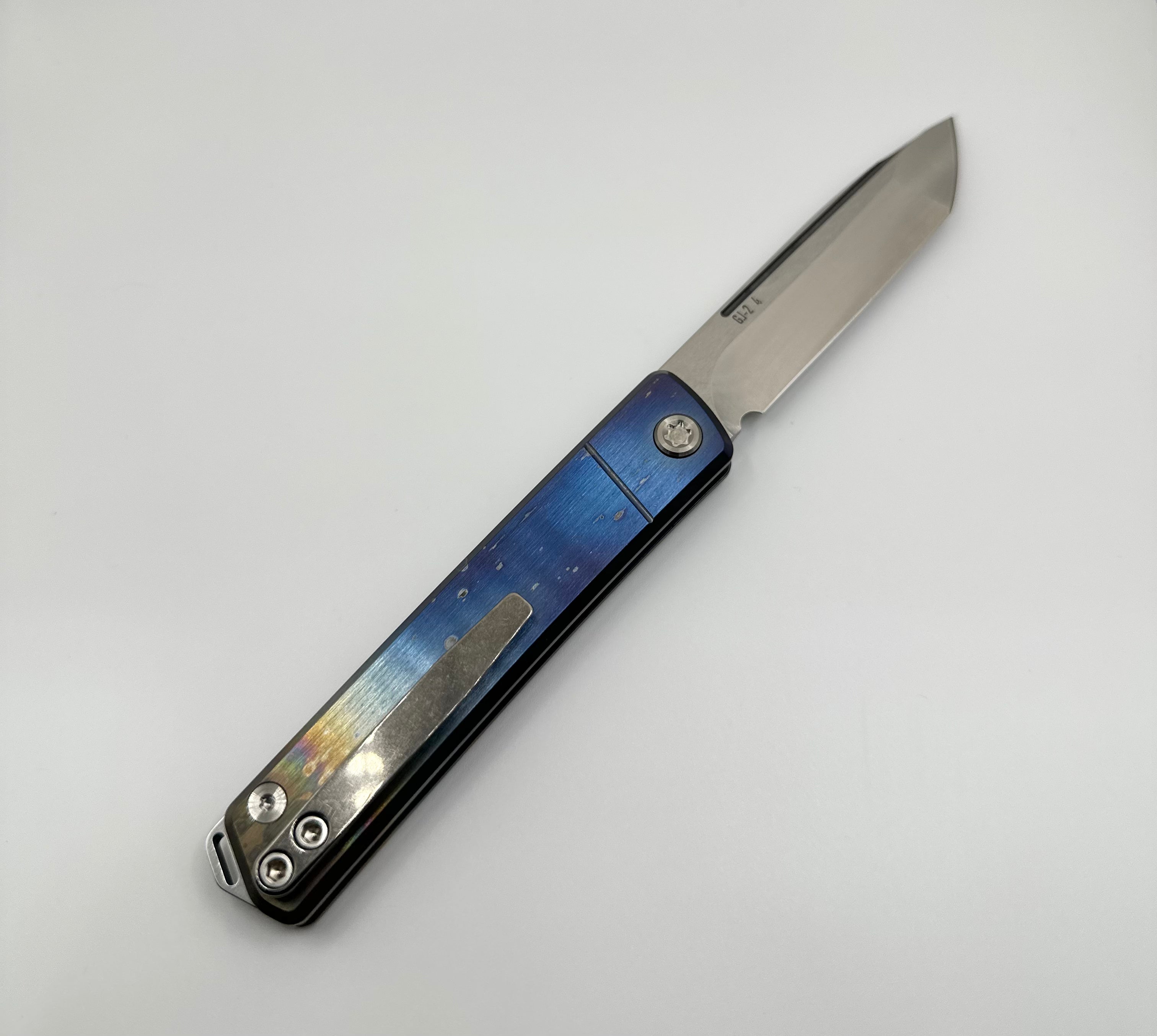 Medford Kniffe Gentleman Jack GJ-2 S45VN Tumbled Tanto Blade, Brsh