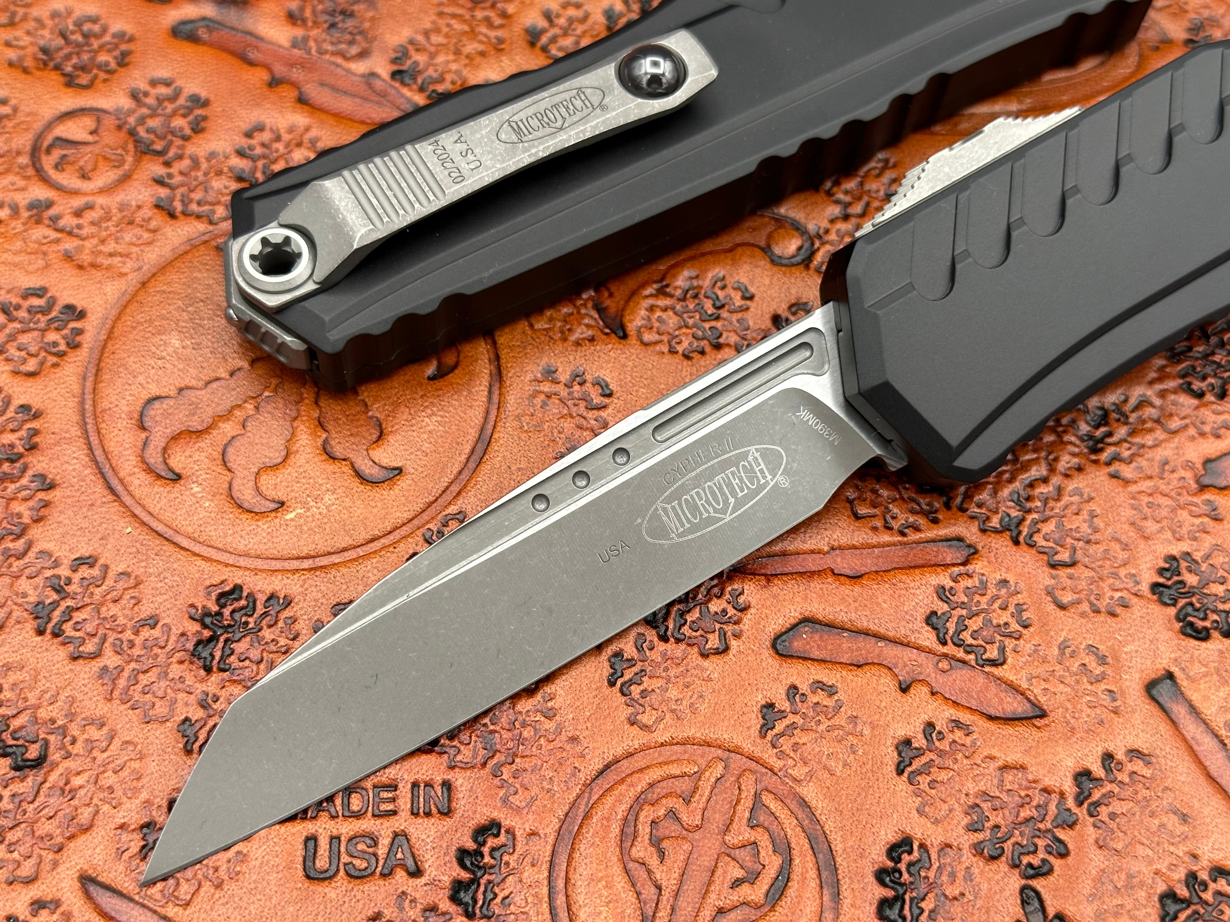 Microtech Cypher Gen II Wharncliffe Apocalyptic 1241-10 AP - Tristar Edge