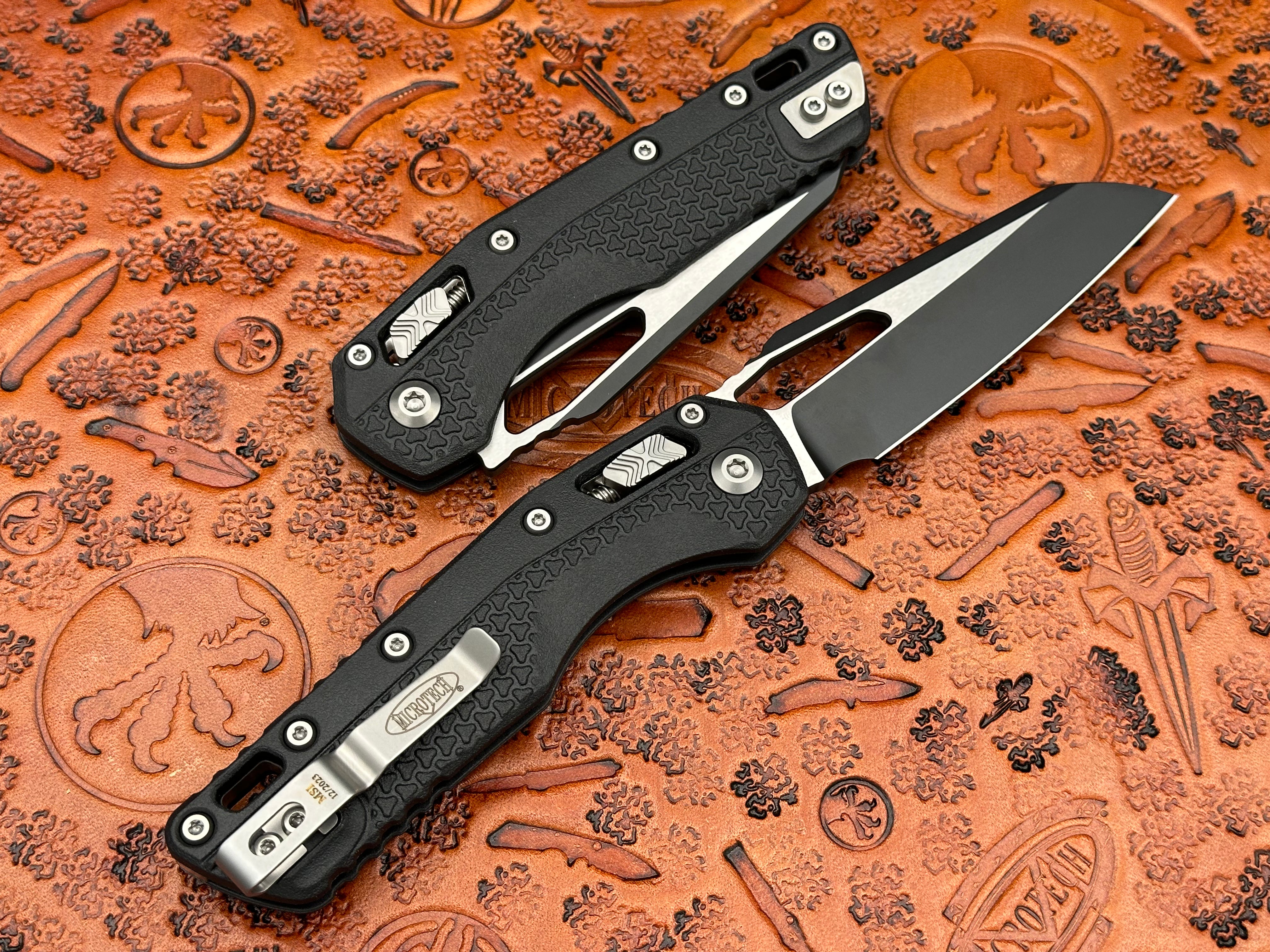 Microtech MSI Single Edge Tri-Grip Polymer Black Standard 210T-1 PMBK - Tristar Edge