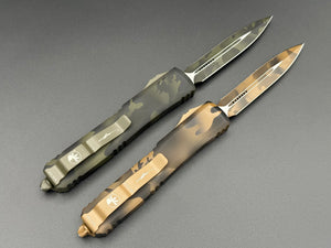 Bundle Deal: Ultratech D/E Olive Camo/Coyote Camoe Full Serrated - Tristar Edge