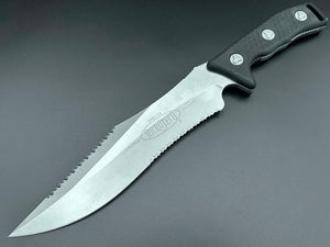 Arbiter Full Serrated Stonewash Standard 104-12 - Tristar Edge