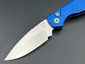 Pro-Tech Knives Strider PT + Auto Blue PT201 - Tristar Edge