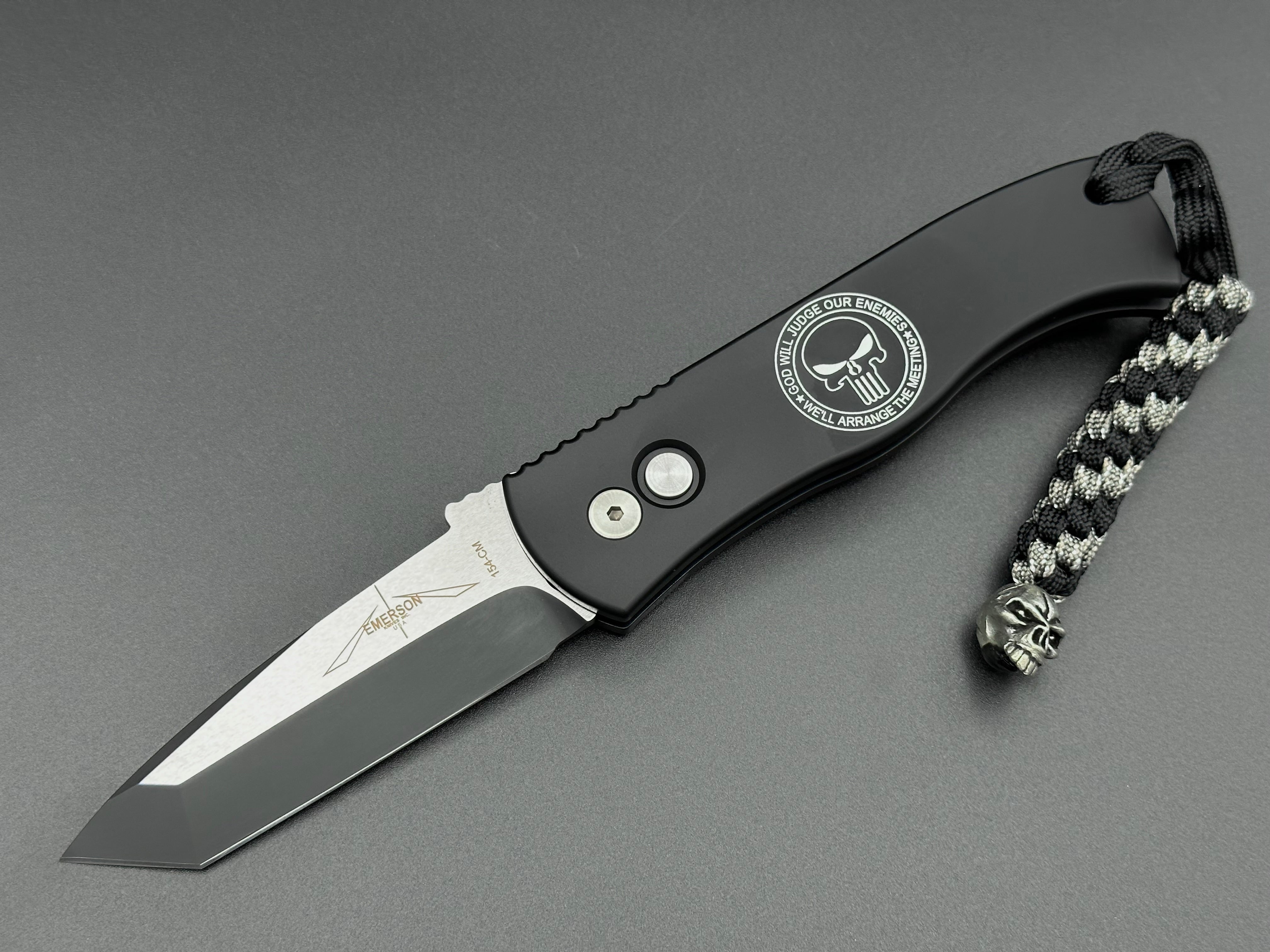 Pro-Tech Knives Emerson CQC7 Auto E7T3-Punisher - Tristar Edge