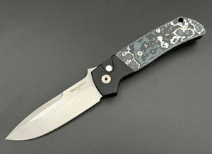 Pro-Tech Knives Terzuola ATCF White Storm Fat Carbon BT2731-WS - Tristar Edge