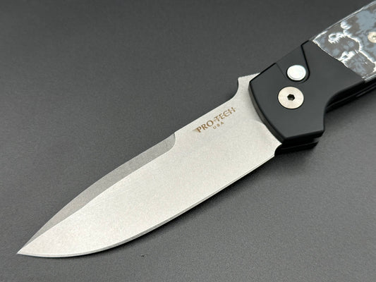 Pro-Tech Knives Terzuola ATCF White Storm Fat Carbon BT2731-WS - Tristar Edge