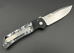 Pro-Tech Knives Terzuola ATCF White Storm Fat Carbon BT2731-WS - Tristar Edge