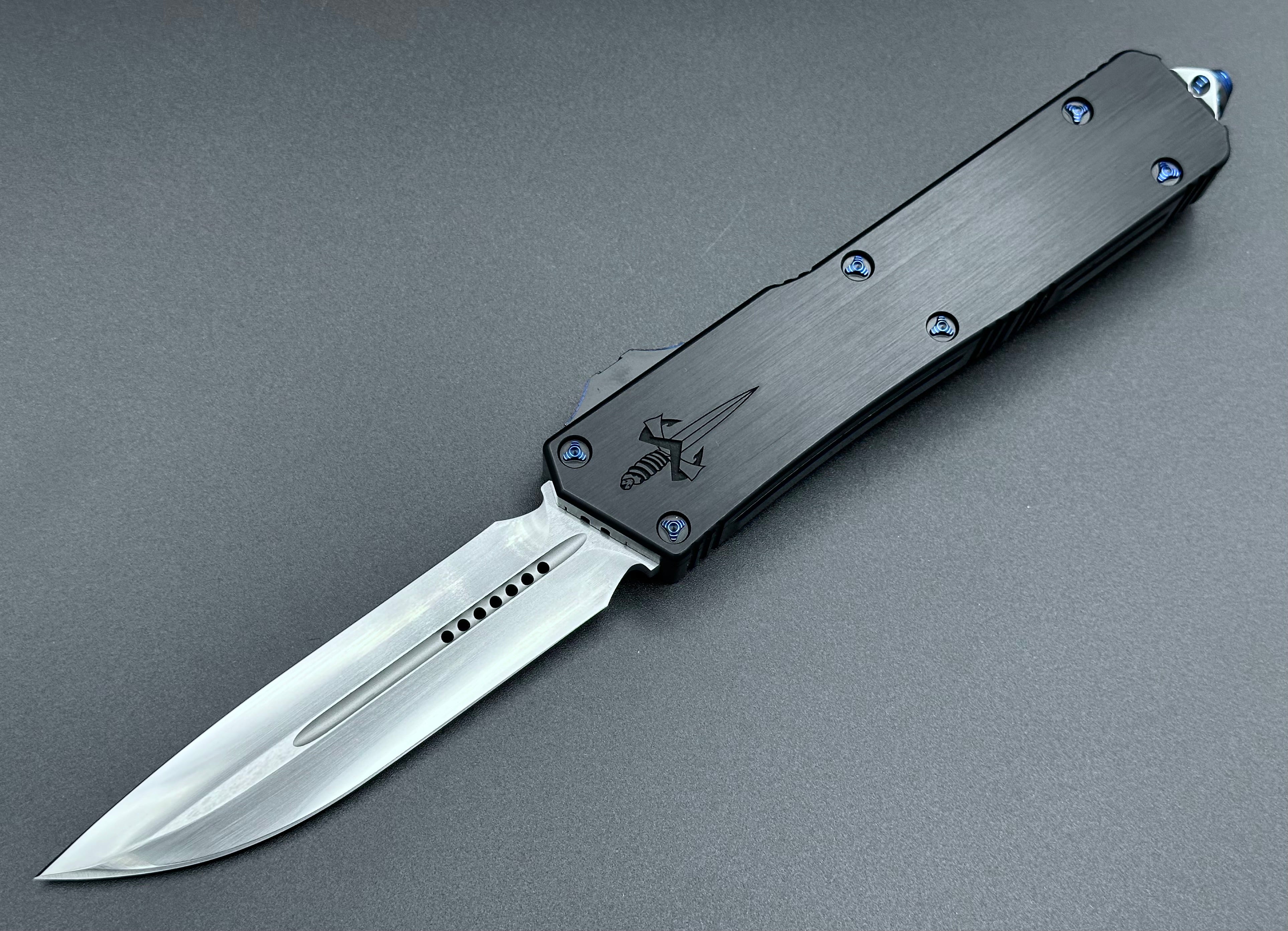Marfione Custom Scarab II DES Hand Rubbed Satin M390 Hefted Black Allo ...