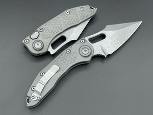 Microtech Knives Stitch Auto Natural Clear Apocalyptic Standard 169-10 APNC - Tristar Edge