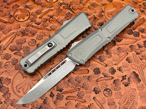 Microtech Combat Troodon Natural Clear Gen III Single Edge Apocalyptic Standard 1143-10 APNC - Tristar Edge